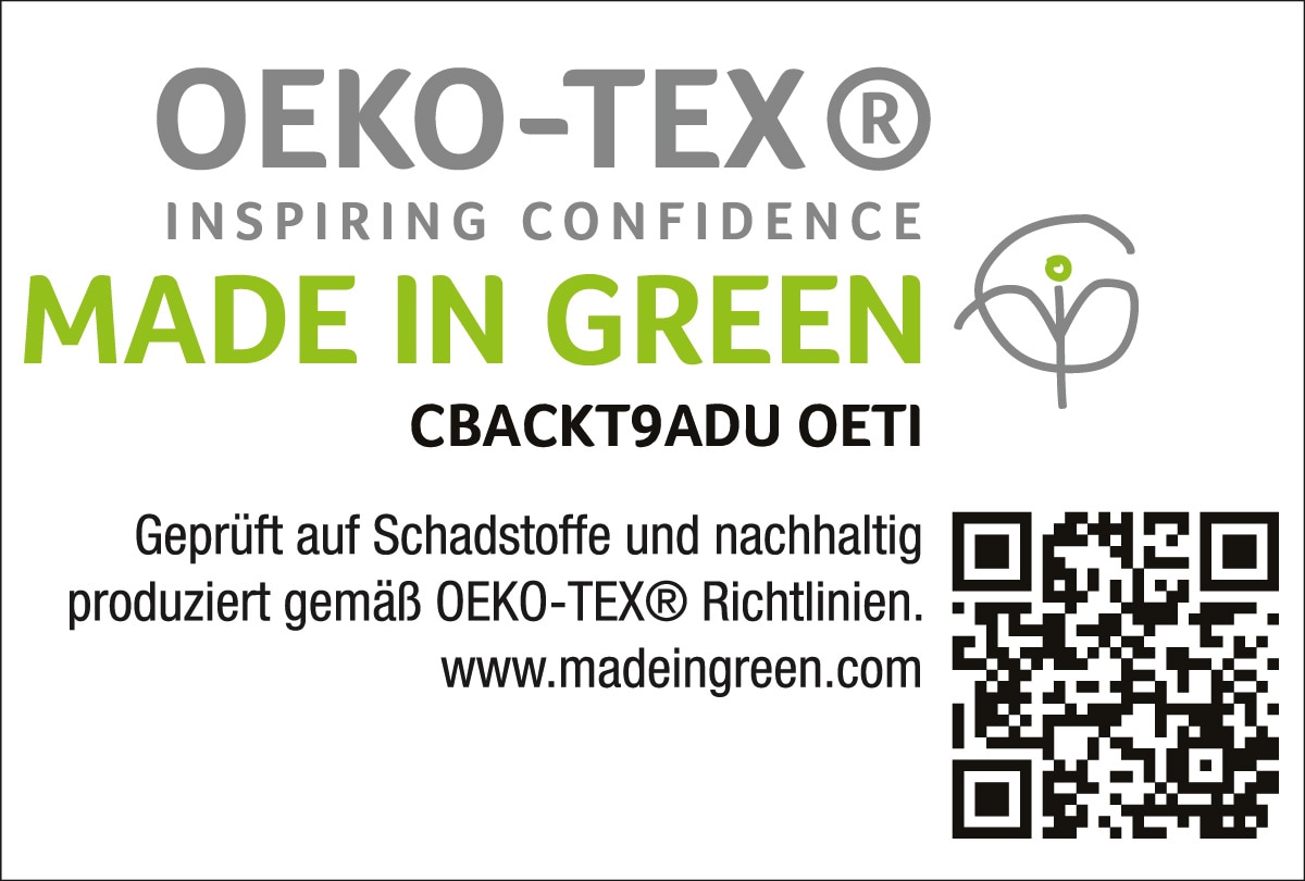 f.a.n. Schlafkomfort Synthetikkopfkissen »f.a.n. Made in Green "Chiemsee"«, (1 St.), ressourcenschonend hergestellt
