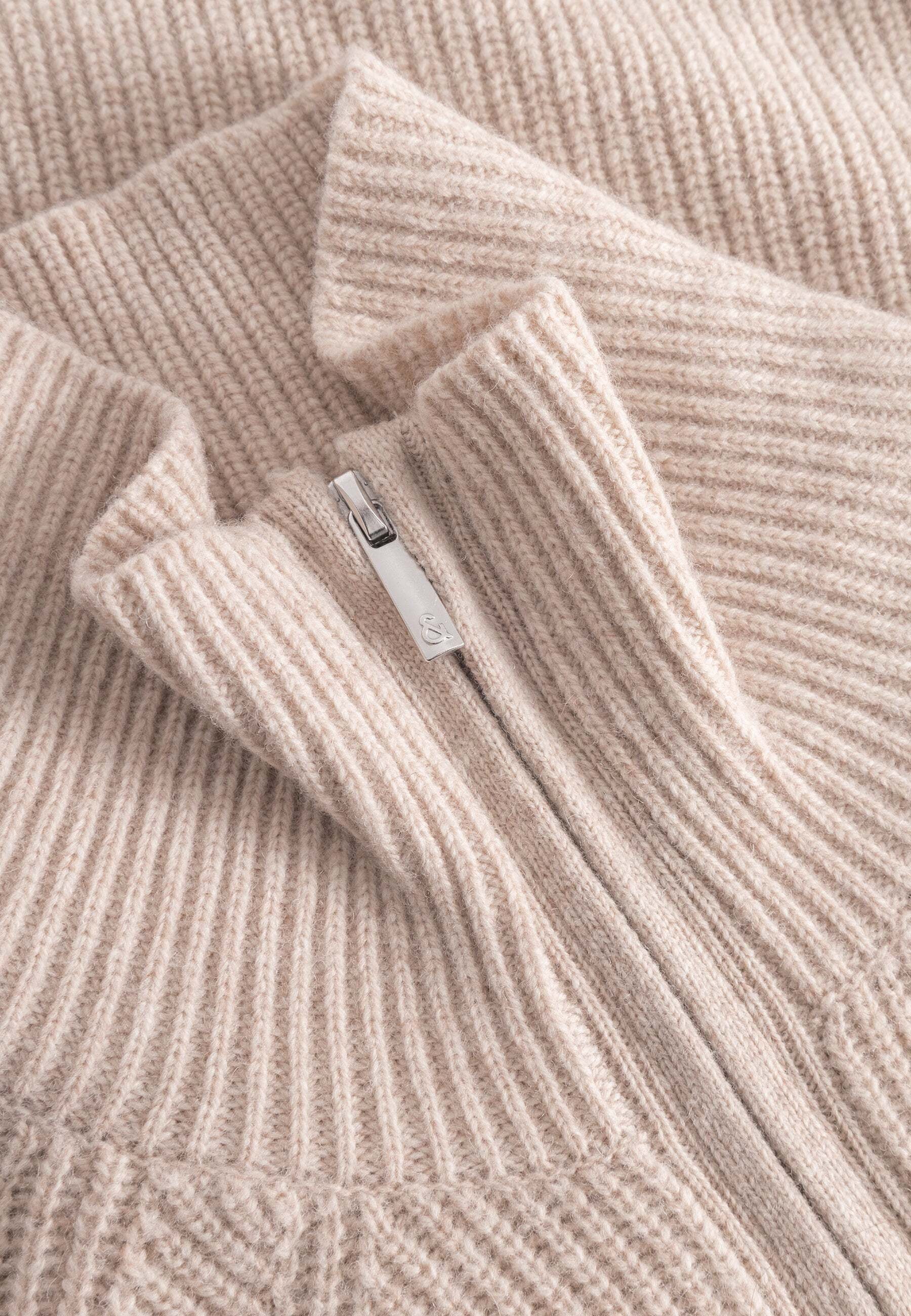 colours & sons Pull en tricot »colours & sons Pullover Half-Zip-Lambswool«