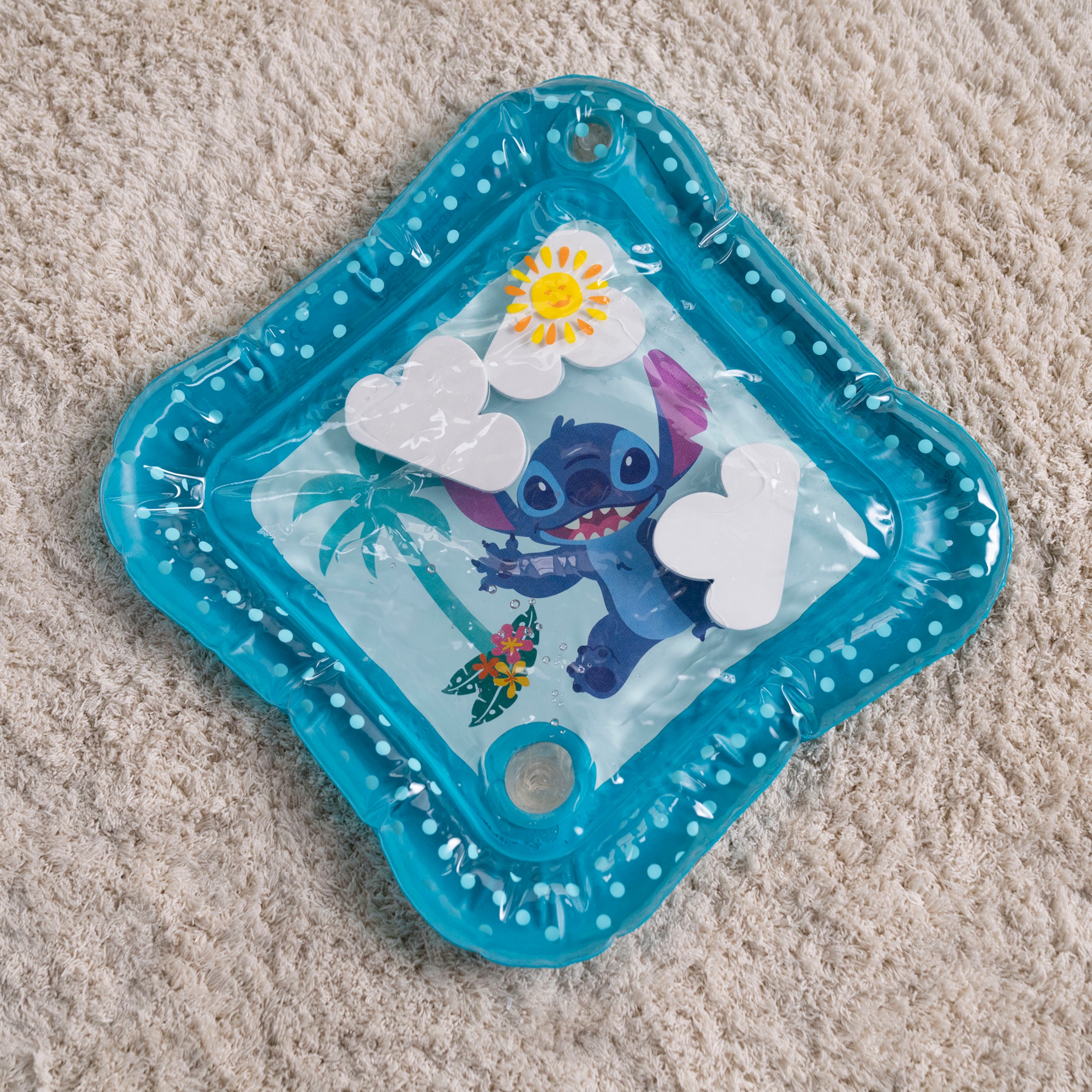 Bright Starts Tapis de jeu »Stitch Making Waves Tummy Time Water Mat«