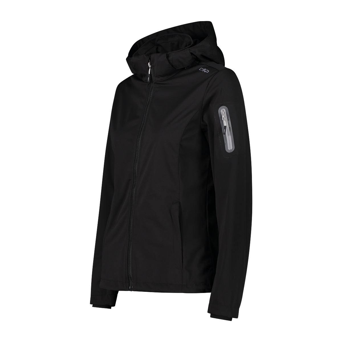 CMP Softshelljacke, mit Kapuze, Atmungsaktiv & Windabweisend & Wasserabweisend & Leichtes Material