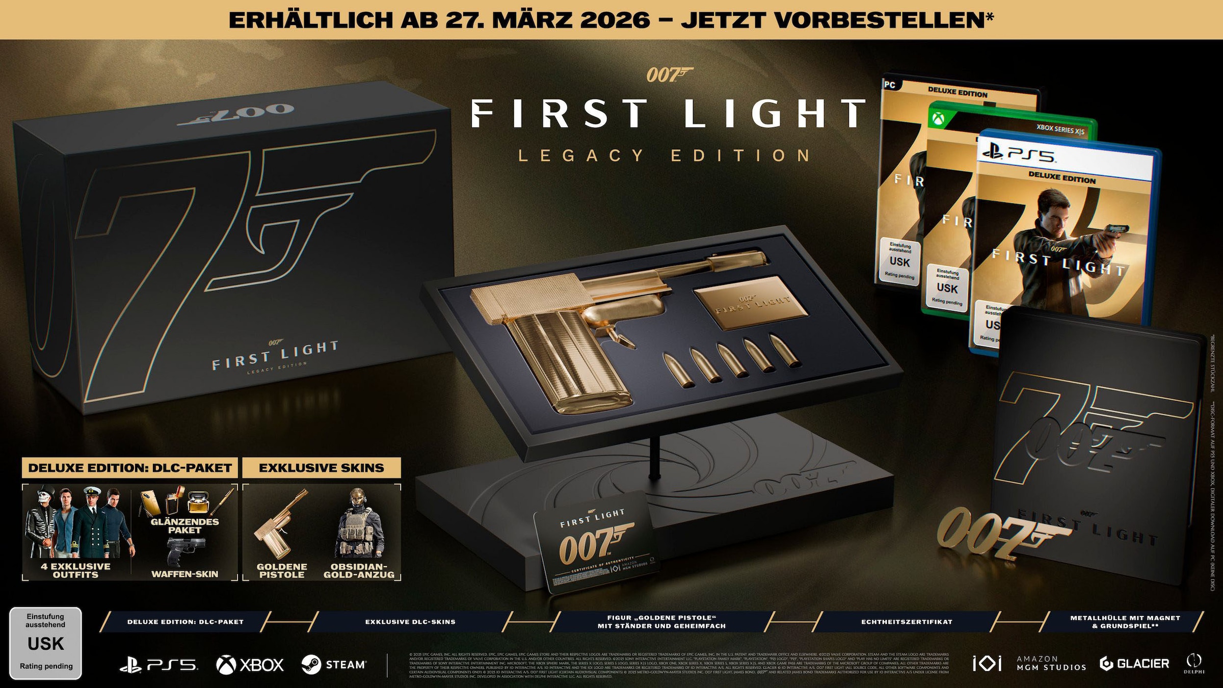 IOI Partners Logiciel de jeu »007 First Light Collector's Edition« PC