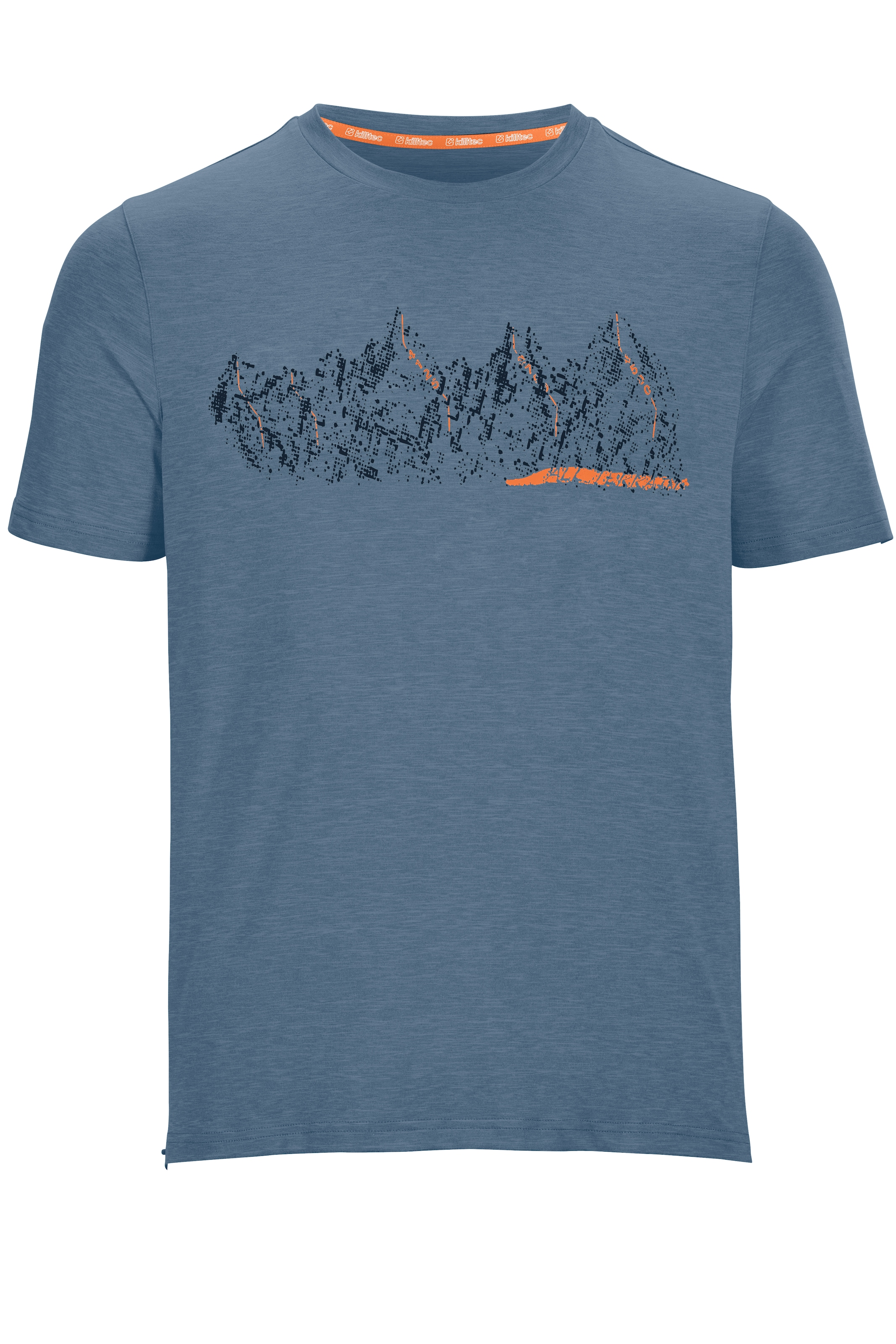 Killtec Funktionsshirt »MN TSHRT C« mit Logo Print, schnell trocknend, feuchtigkeitstransportierend