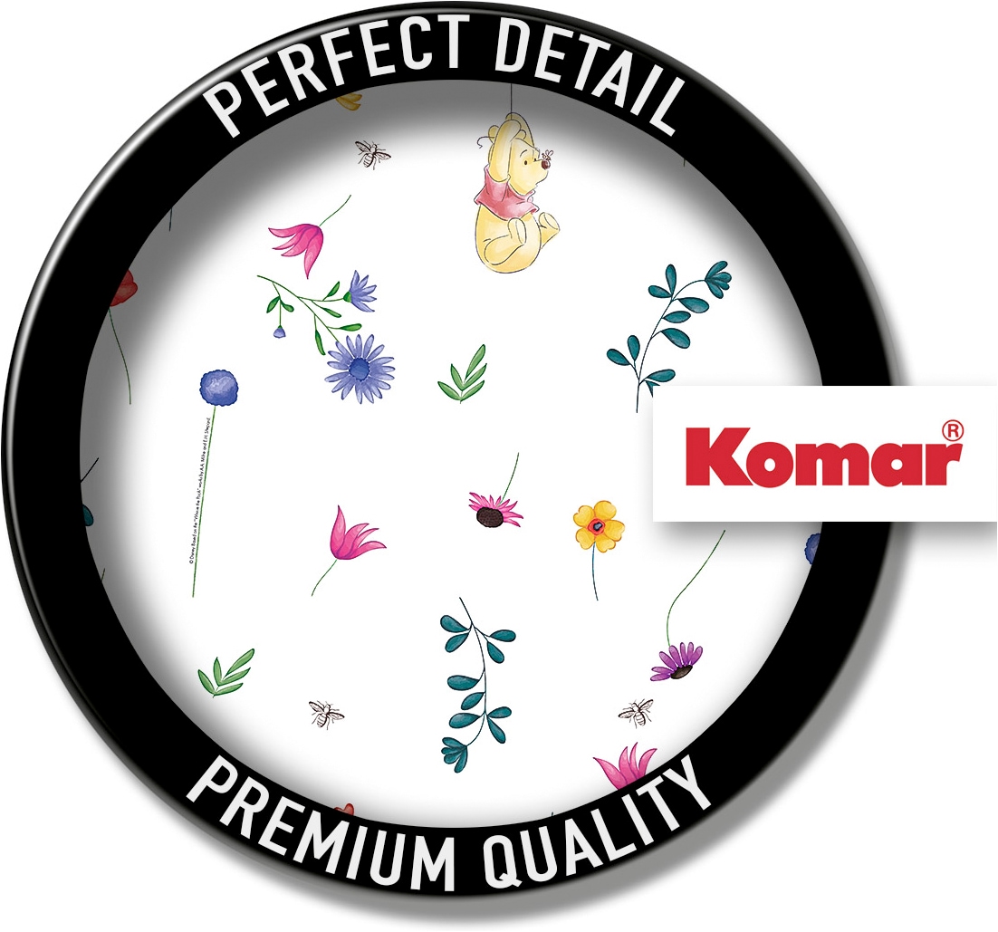 Komar Vliestapete »Winnie the Pooh Summer« bedruckt glatt Rolle mit 53 x 1005 cm