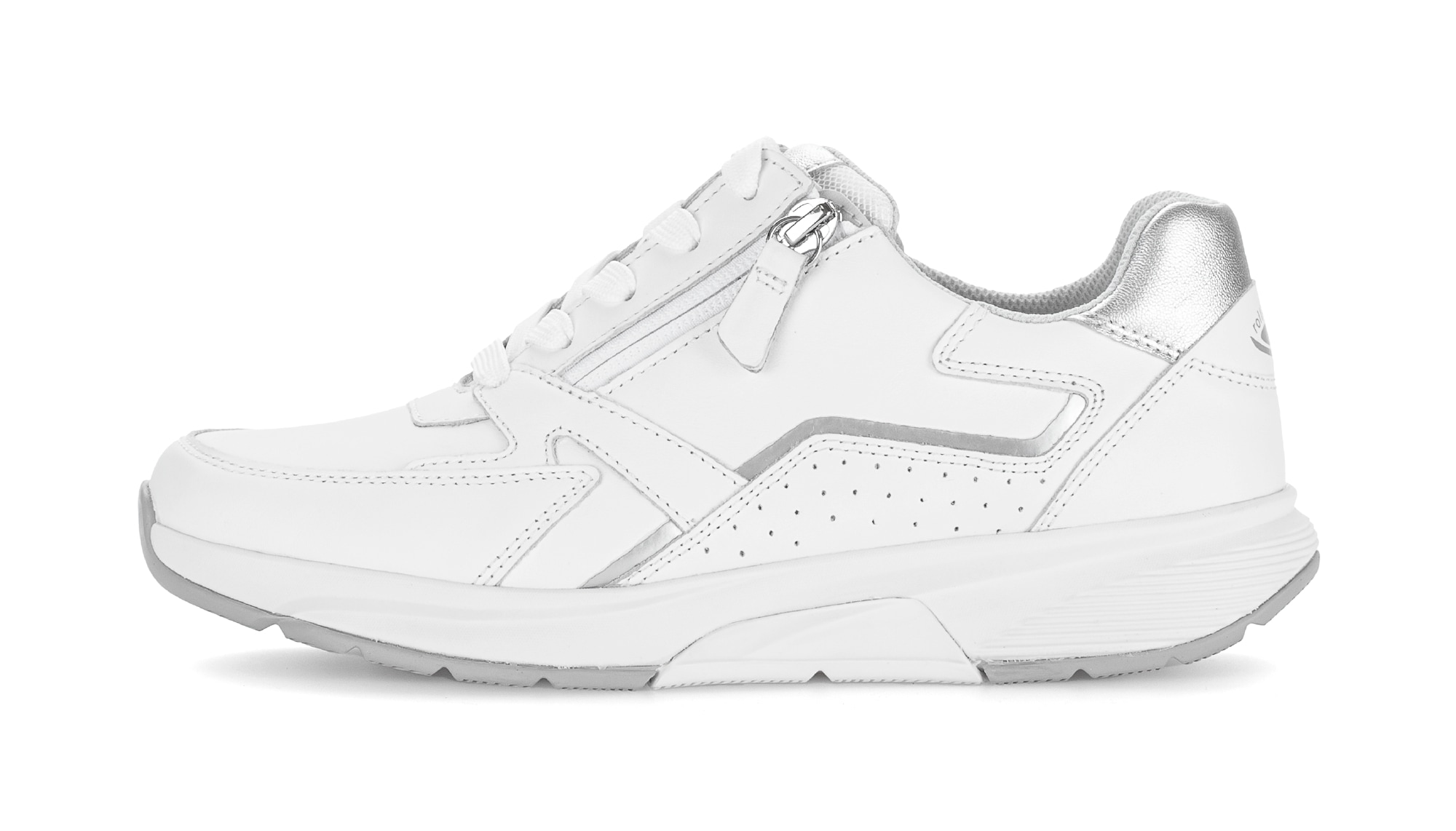 rollingsoft Keilsneaker  , Freizeitschuh, Halbschuh, Schnürschuh mit Kontrastbesätzen