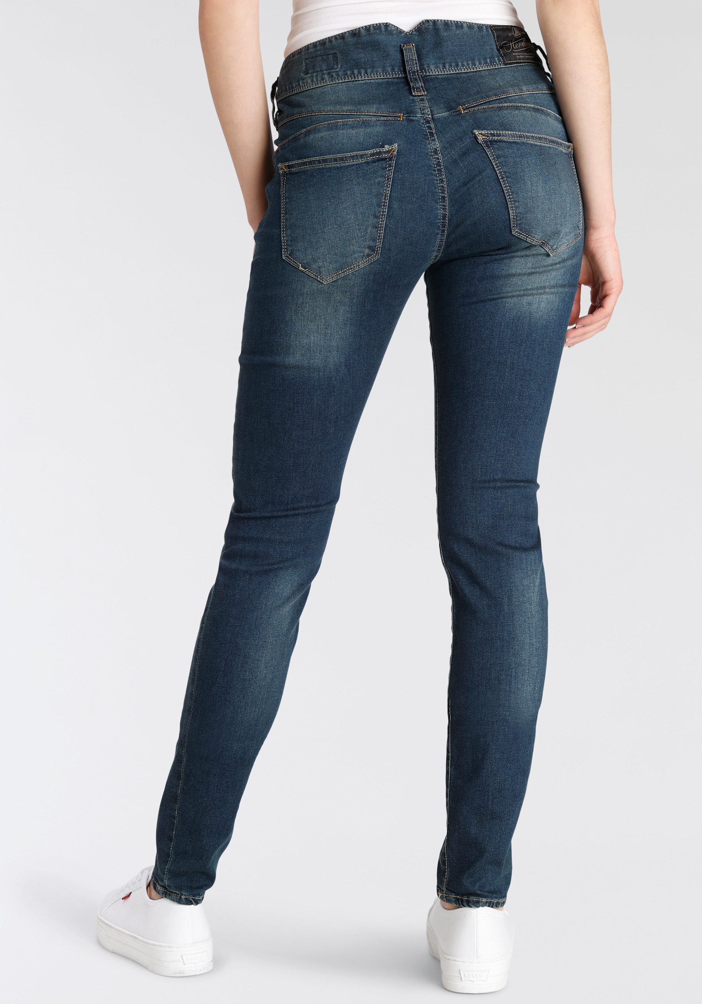 Herrlicher Slim-fit-Jeans »PEARL SLIM ORGANIC«, extra komfortabel