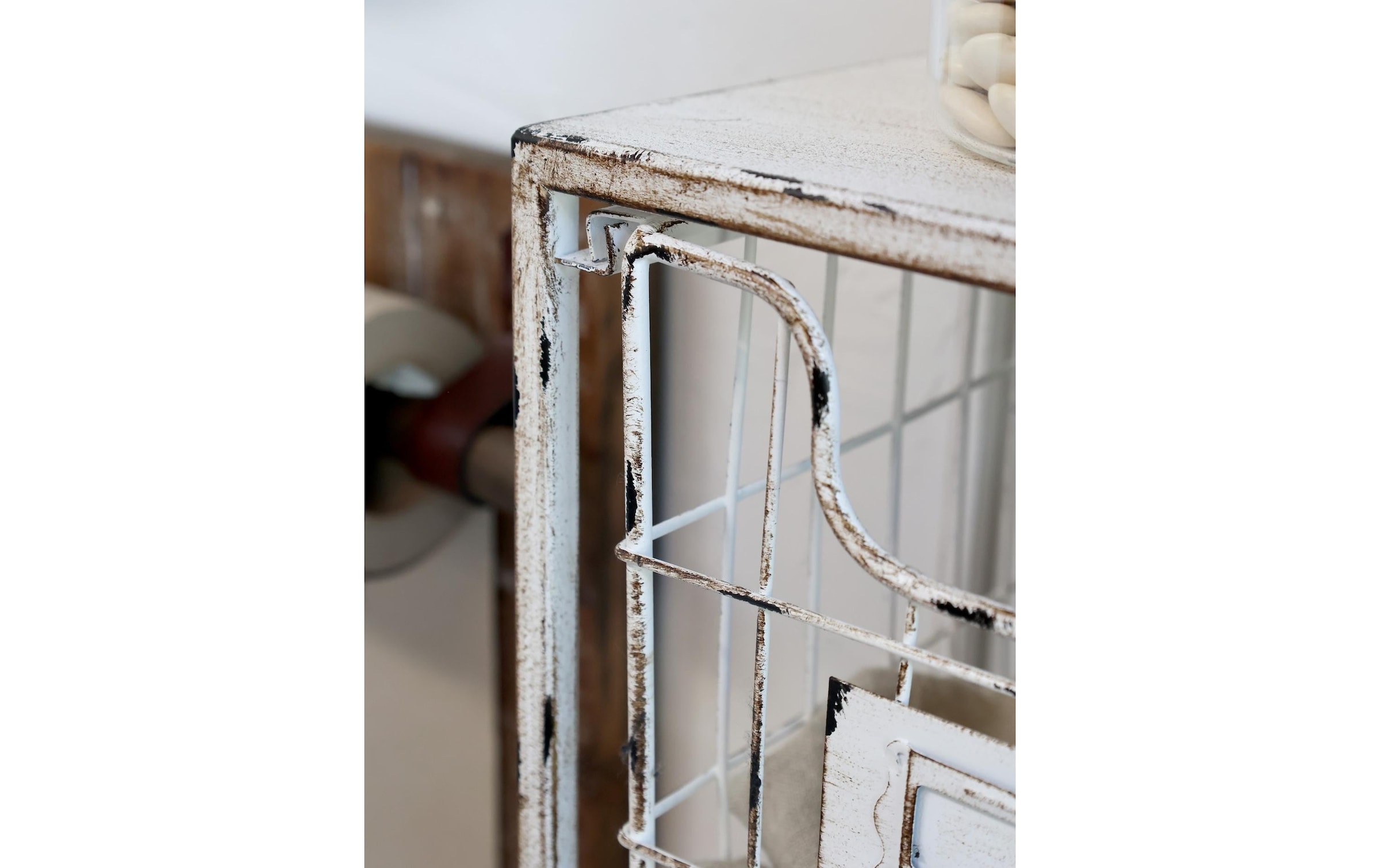 Wandregal »Chic Antique mit Schubladen 50,5 x 71,5 x 1 cm, Braun«
