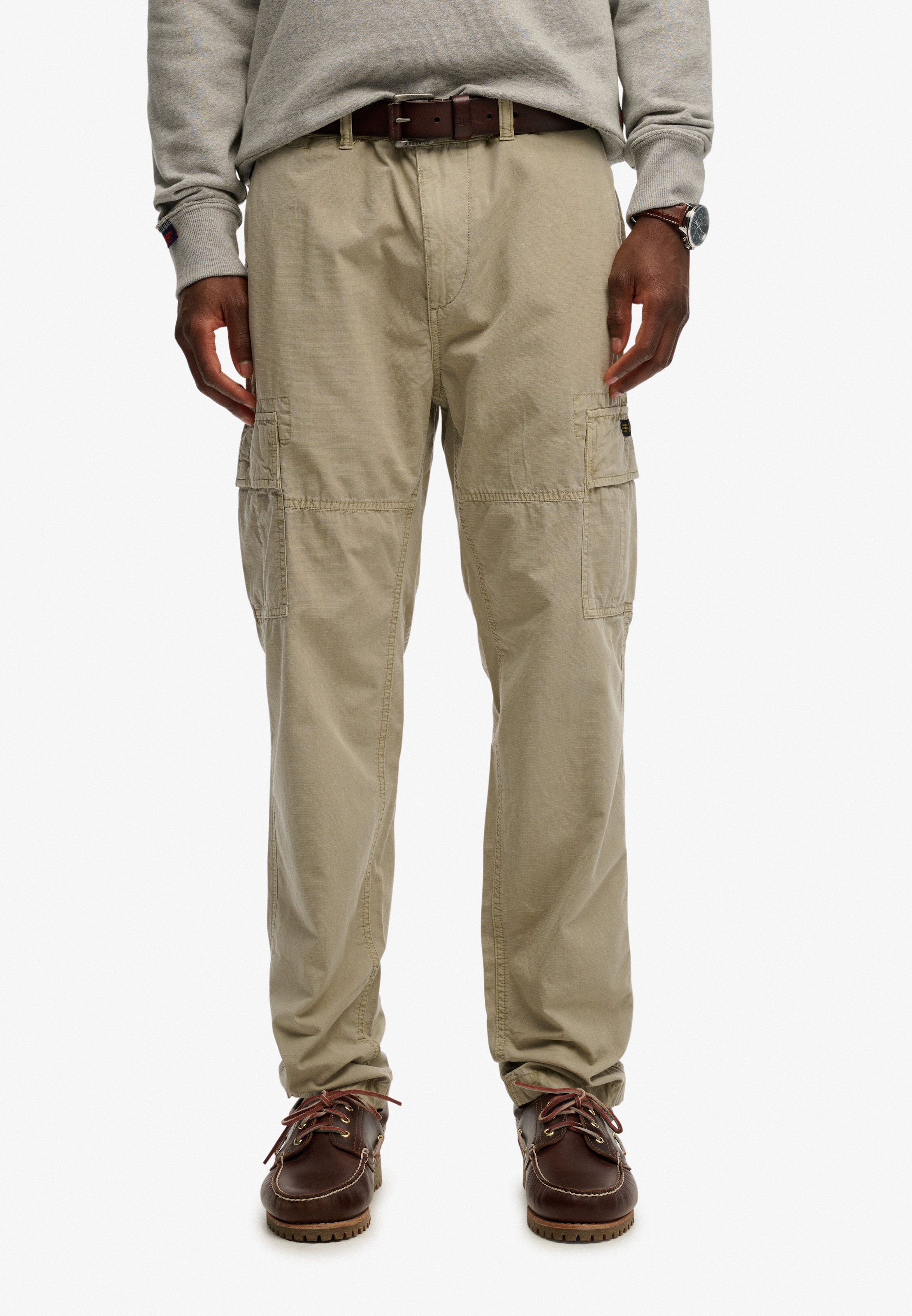 Image of Superdry Cargohose "RIPSTOP LIGHT CARGO PANT" Regular Fit, knöchellange Schnittform, mit Reissverschluss