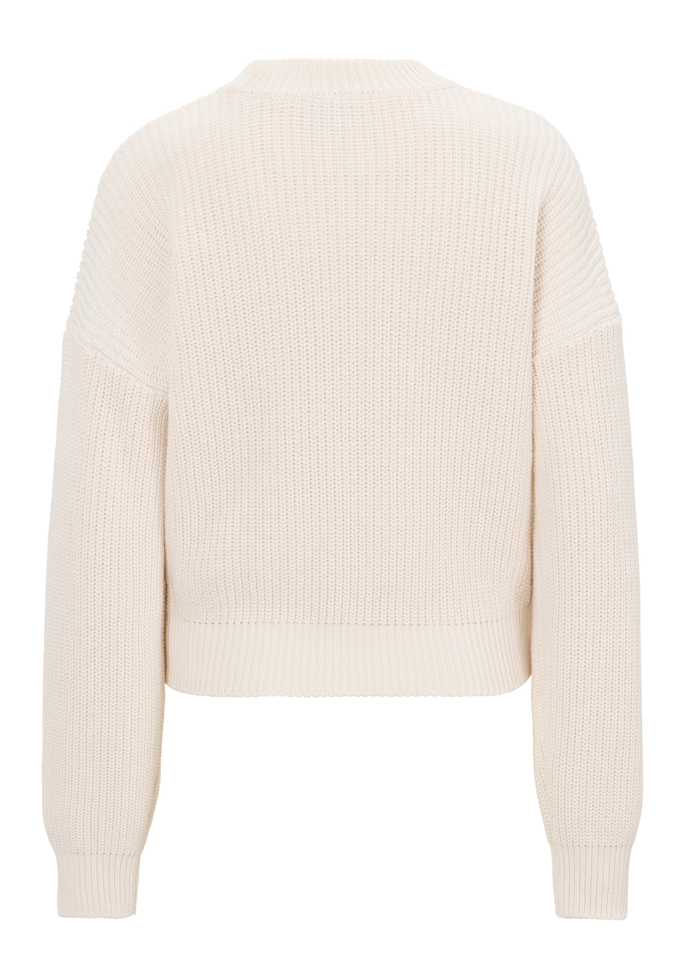 HUGO Blue Strickpullover »Slogery«, mit "Happy Hugo" Badge