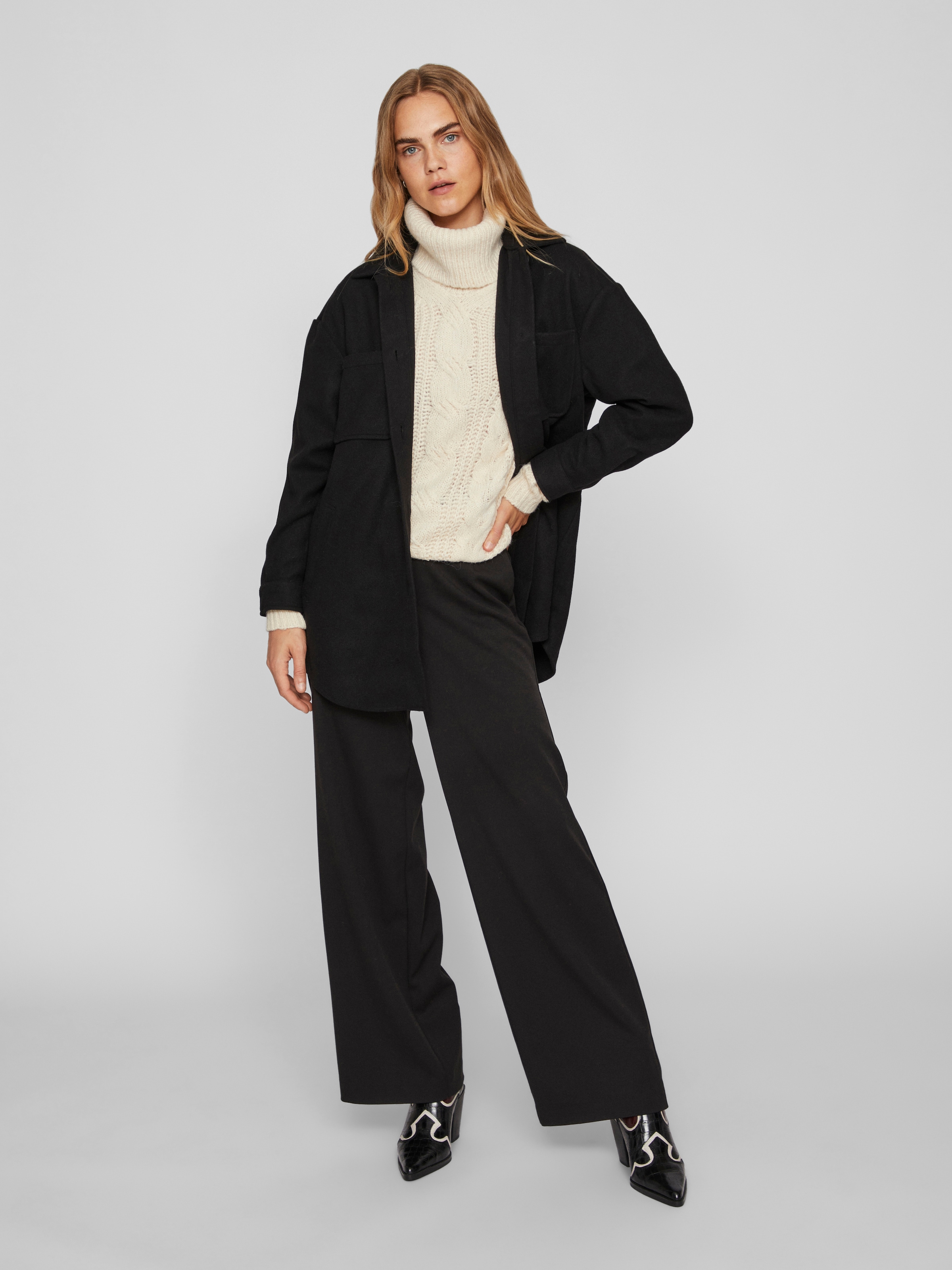 Vila Veste chemise »VIKIMMI SHIRT L/S JACKET - NOOS«