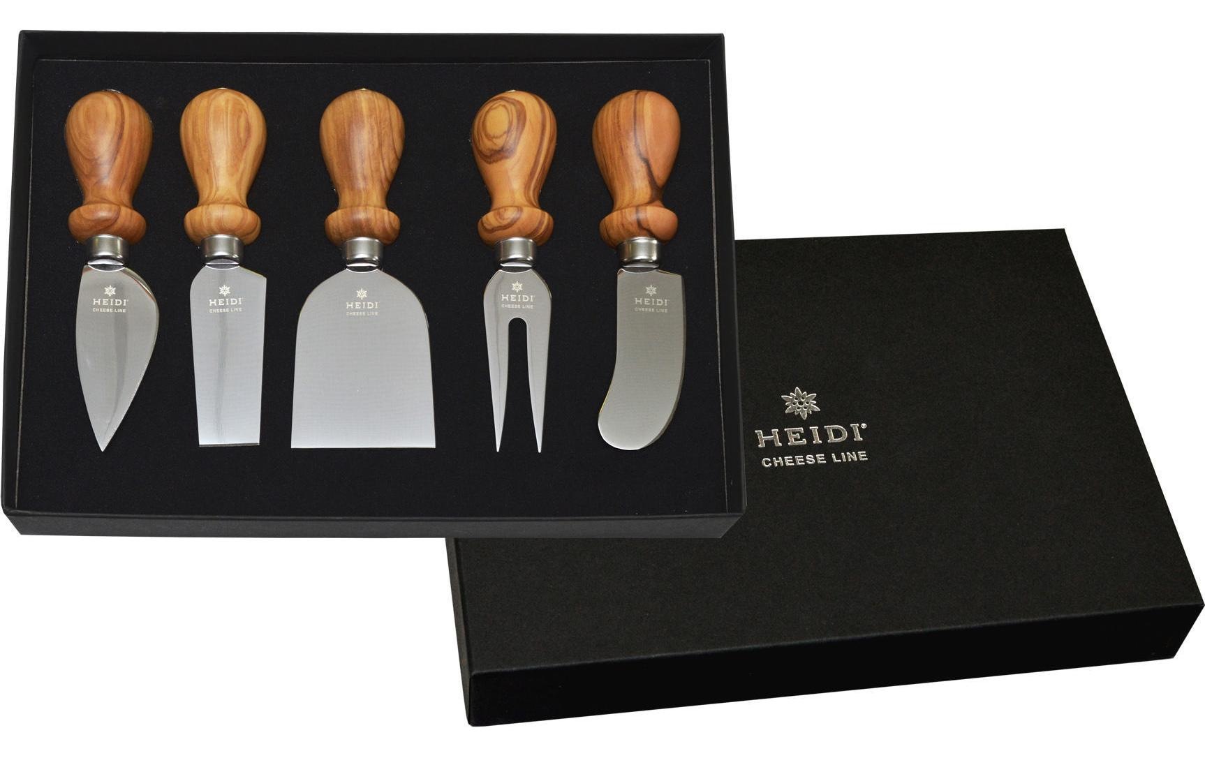 Image of Käsemesser "Heidi Cheese Line Heidi Cheese Line Käsemesser Set -4" Glatter Schliff