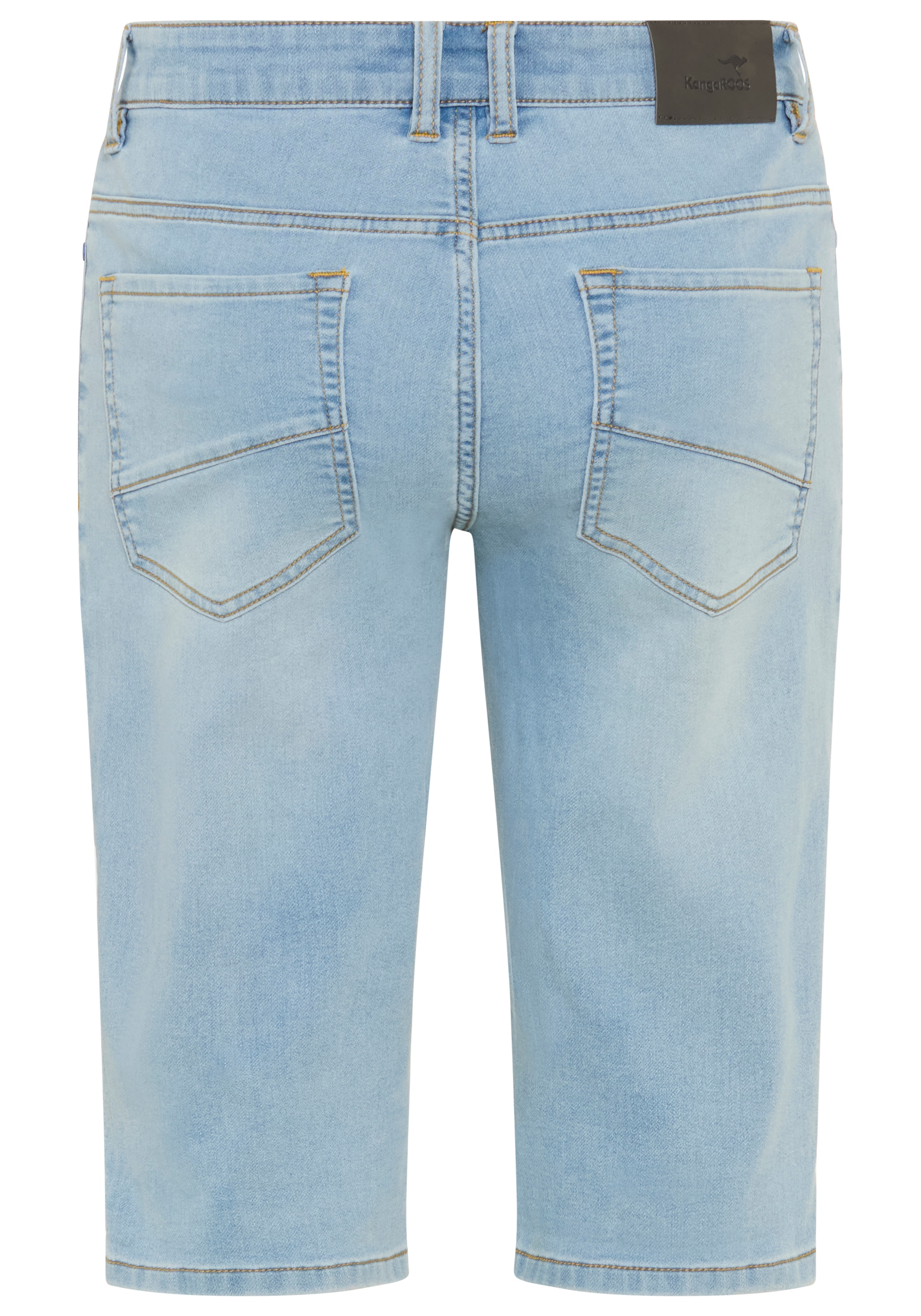 KangaROOS Bermuda en jean jogging Regular Fit, gerade geschnittenes Bein