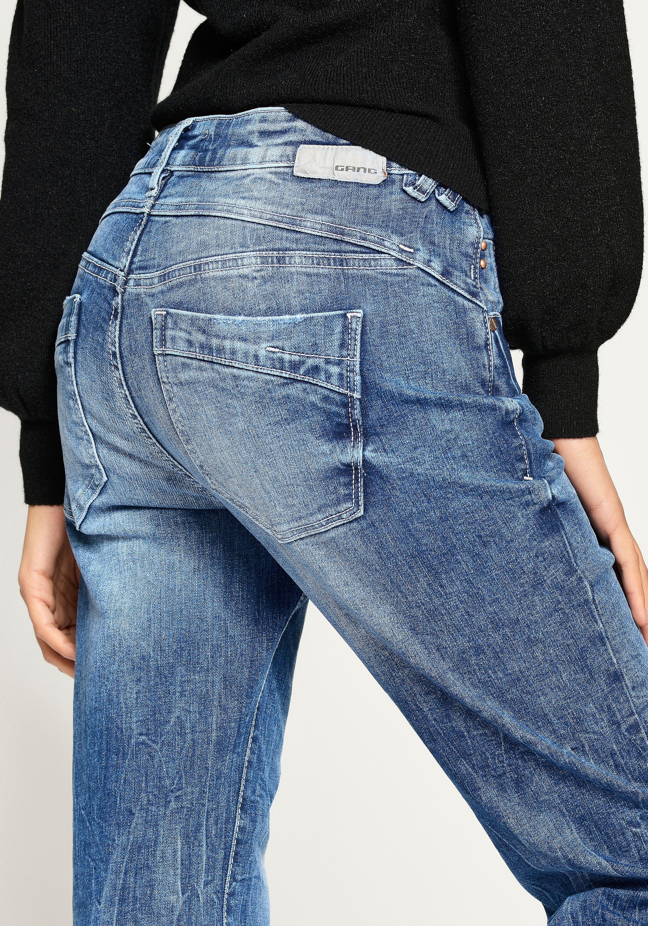 Straight-Jeans »94RUBINA« versandkostenfrei GANG ♕ bestellen