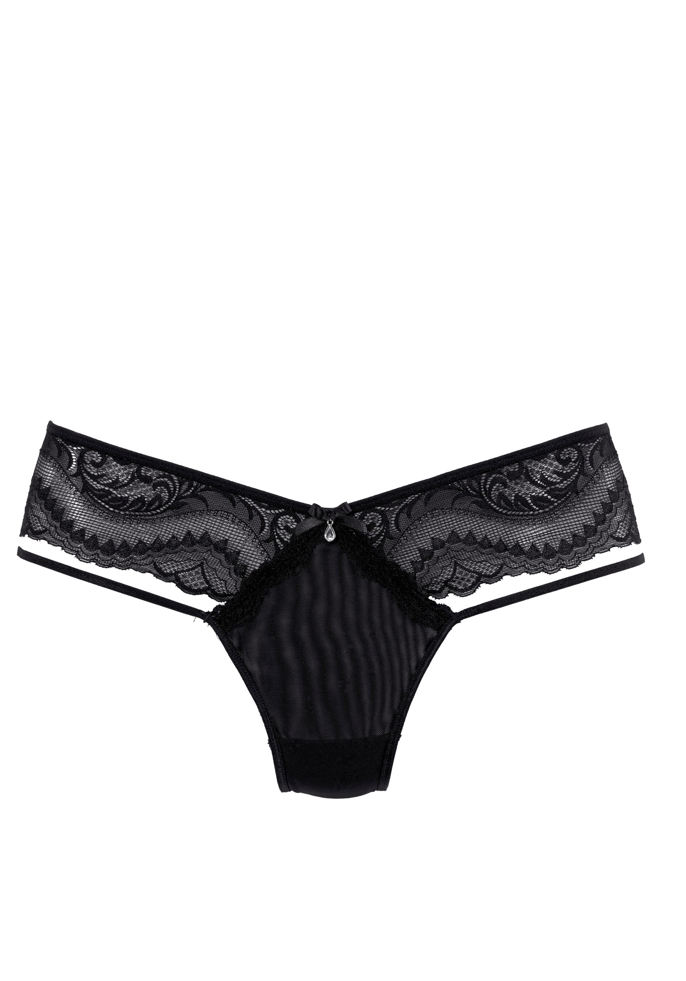 petite fleur gold by Lascana Tanga mit eleganter Spitze