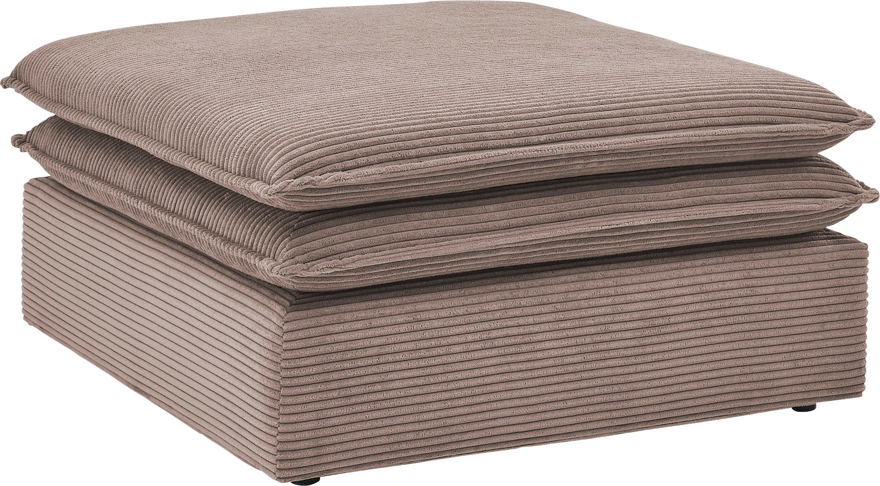 Places of Style Hocker »PIAGGE«, Hochwertiger Cord, passend zum Loveseat PIAGGE