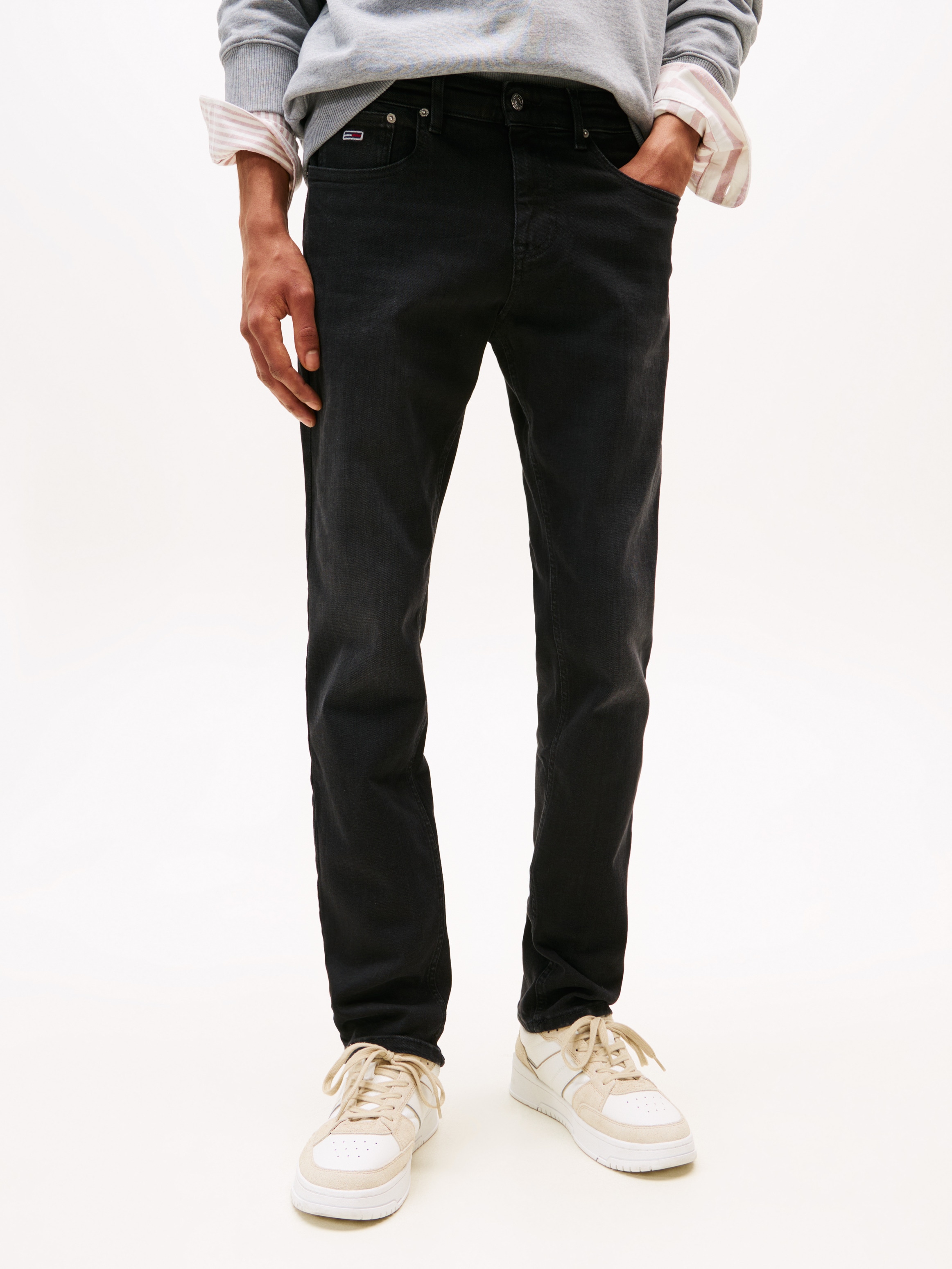 Image of Tommy Jeans Slim-fit-Jeans "Scanton Slim" mit mittlerer Leibhöhe, 5-Pocket-Design