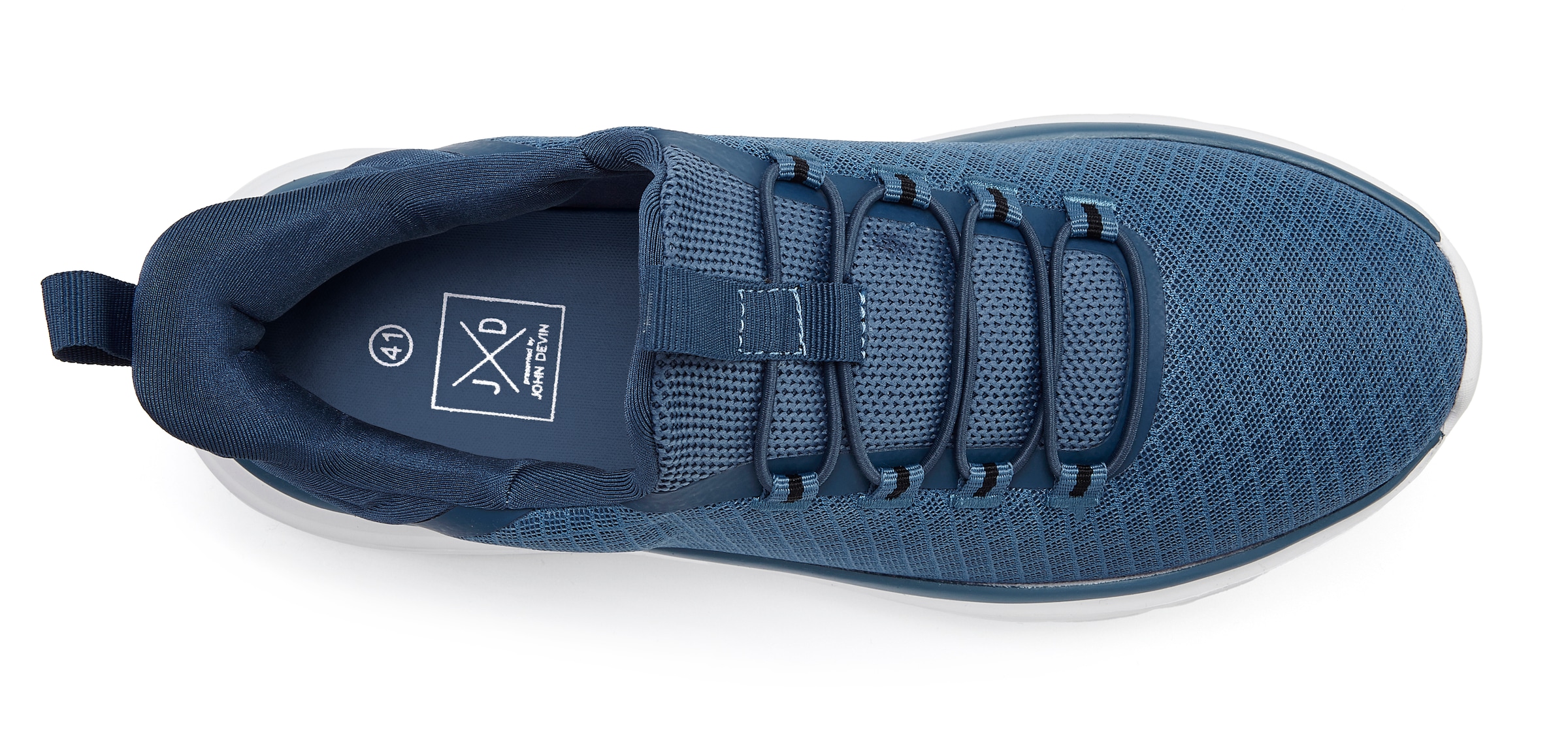 John Devin Sneaker »Halbschuhe, Freizeitschuhe«, mit elastischen Bändern für schnelles Reinschlüpfen, Unisex VEGAN