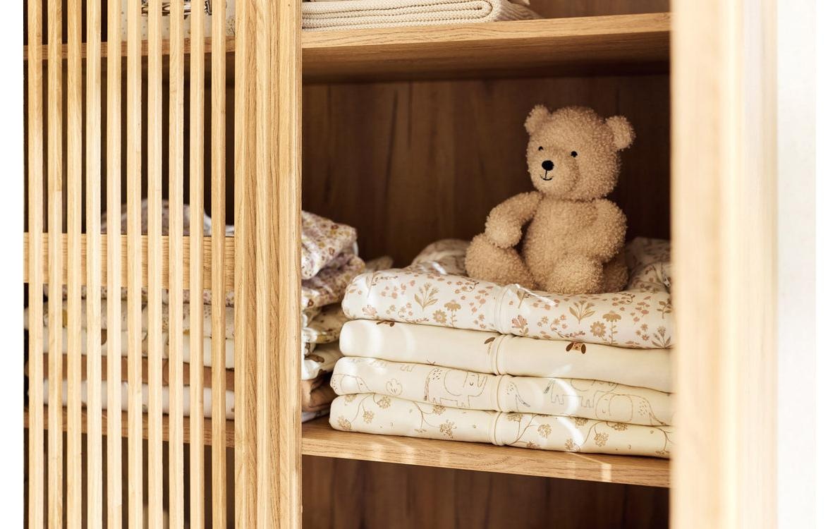Jollein Babyschlafsack »Animal Friends« Gefütterter Schlafsack mit abnehmbaren Ärmeln