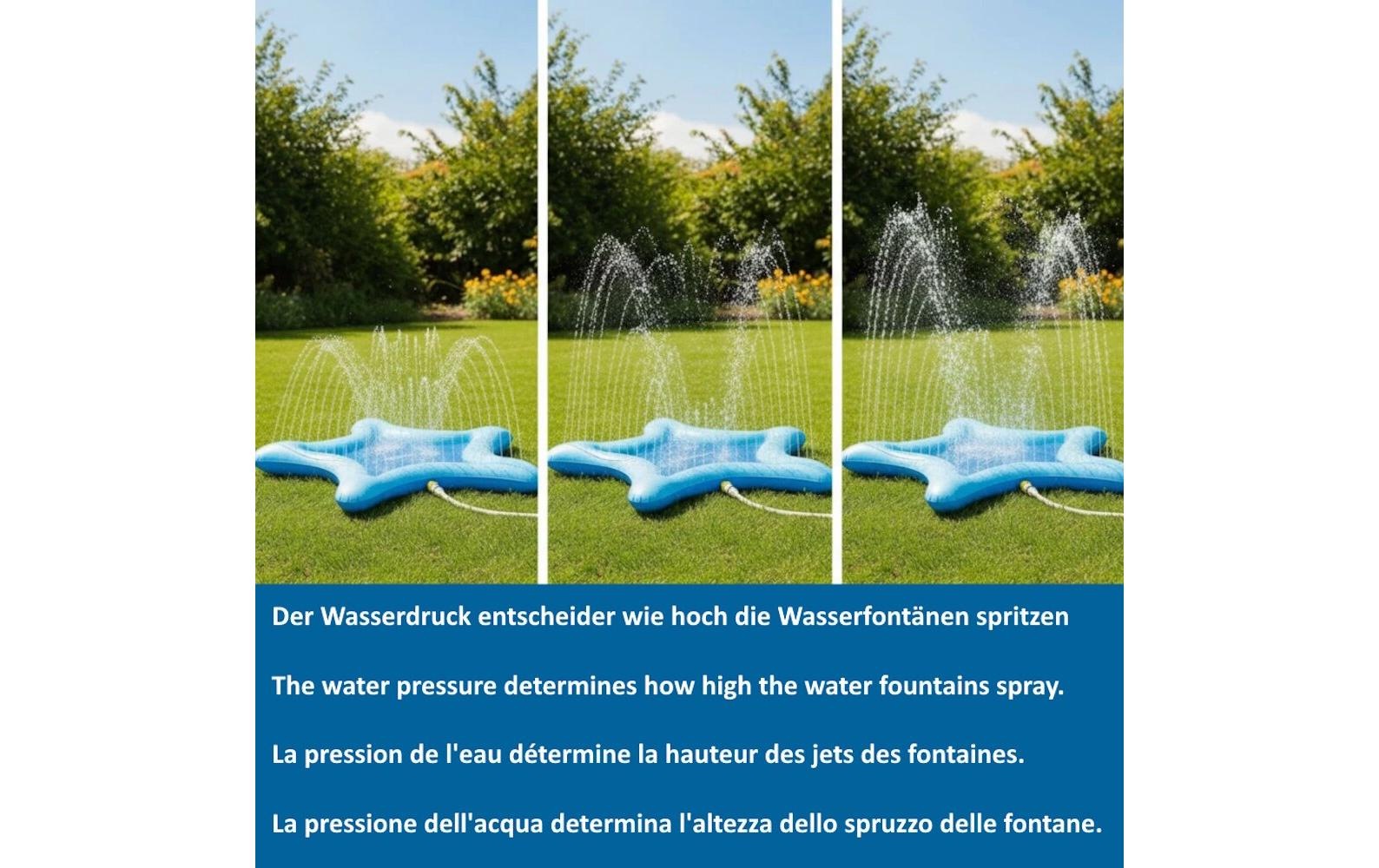 ALLEGRO Planschbecken "mit Sprinkler Star"