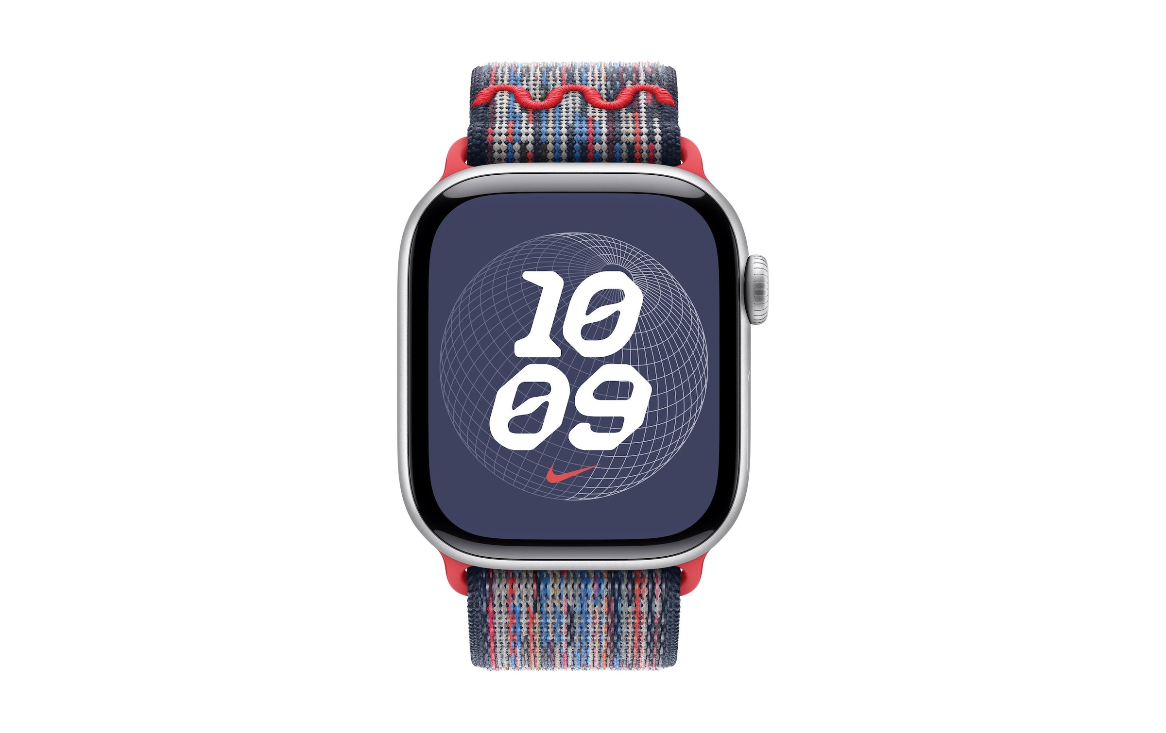 Apple Smartwatch-Armband Nike Sport Loop, Blau/Rot