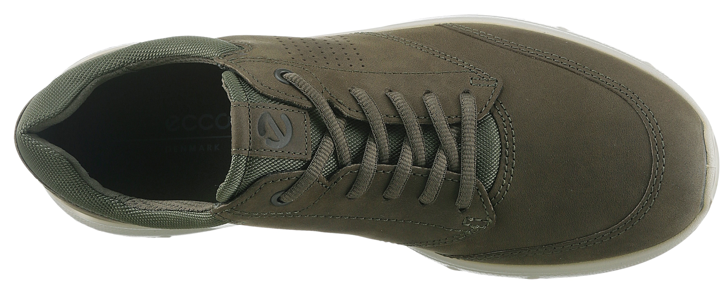 Ecco Sneaker »IRVING«, mit weisser Laufsohle, Freizeitschuh, Halbschuh, Schnürschuh