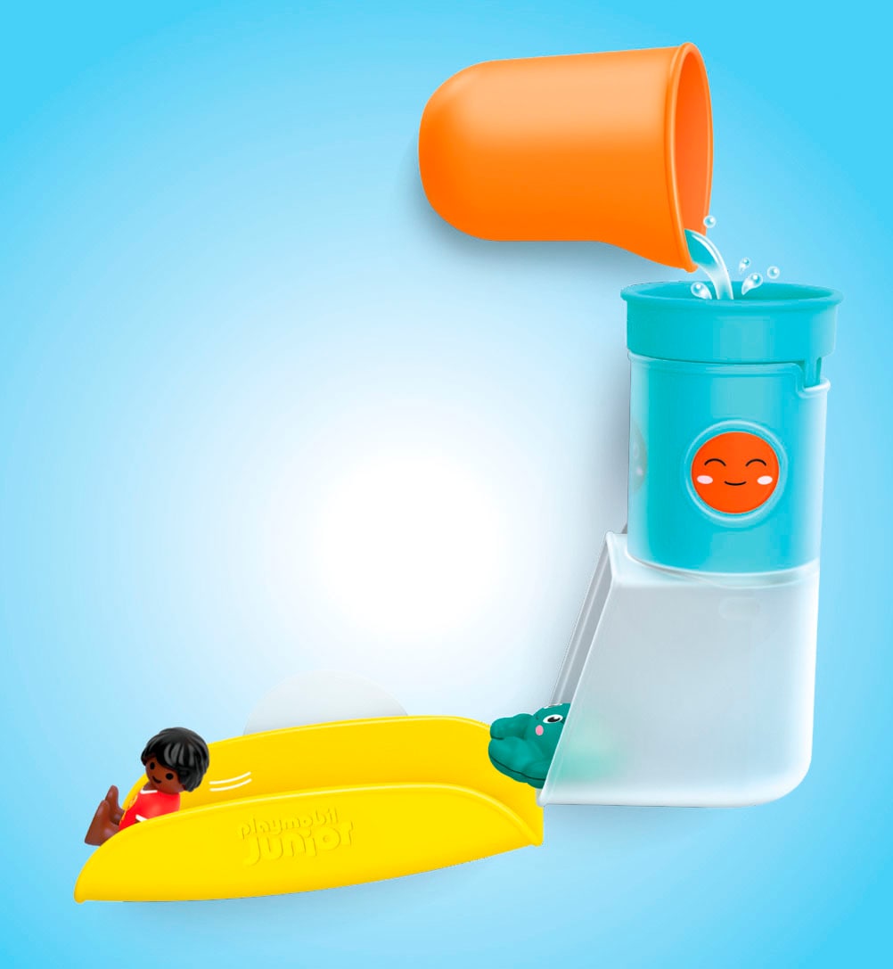 Playmobil® Konstruktions-Spielset »Wasserfalltank mit Rutsche (71775), Junior Aqua« Badespielzeug; Made in Europe