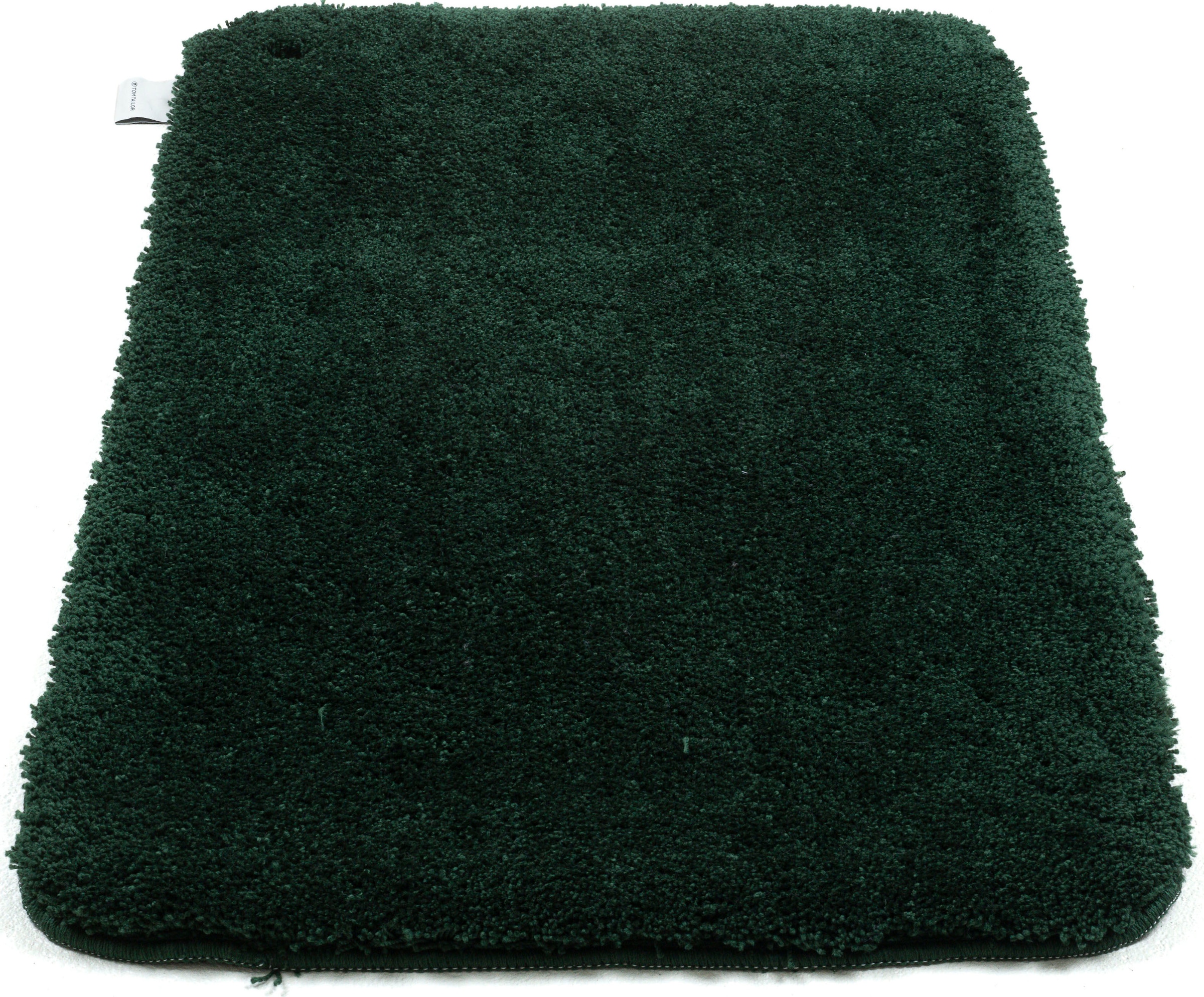 TOM TAILOR HOME Tapis de bain »Cozy Bath UNI« Höhe 27 mm Badteppich, Uni Farben, rechteckig, rund und oval erhältlich