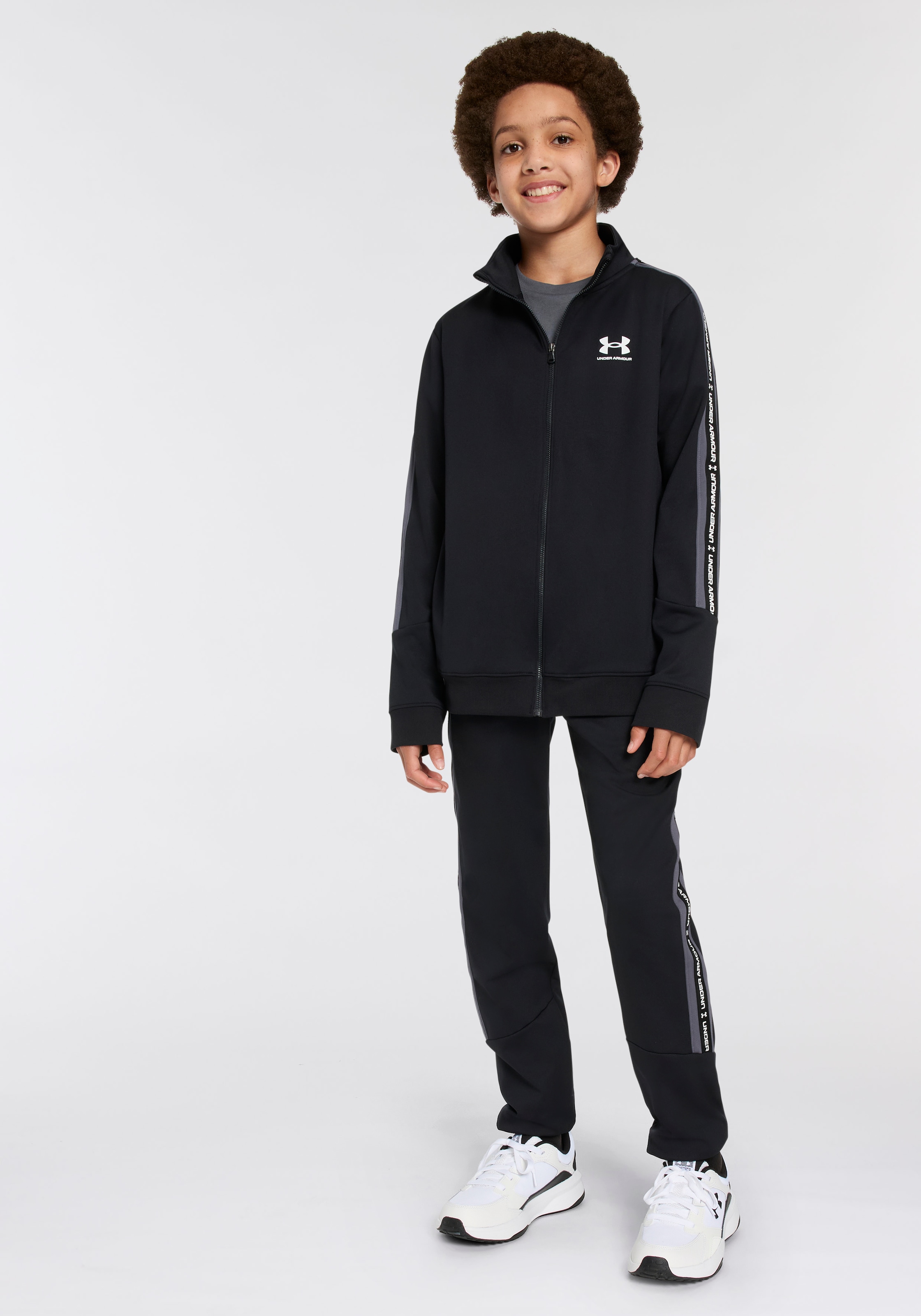 Image of Under Armour Trainingsanzug "UA B ICON KNIT TRACKSUIT" für Sportmode und aktive Freizeit, komfortables Tragegefühl