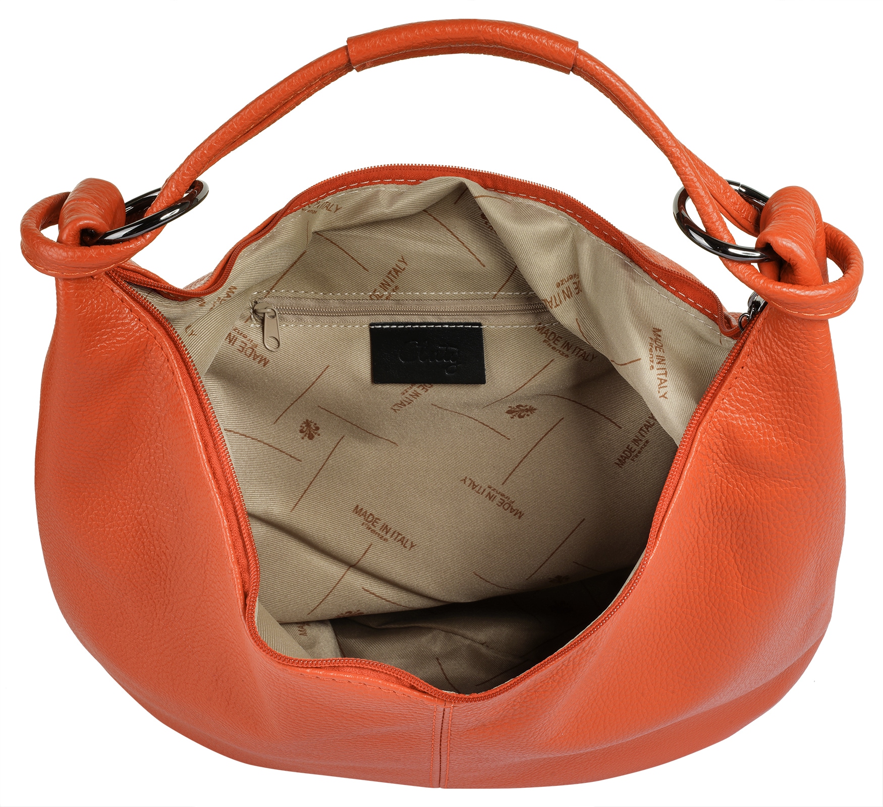 Cluty Shopper, echt Leder, Made in Italy