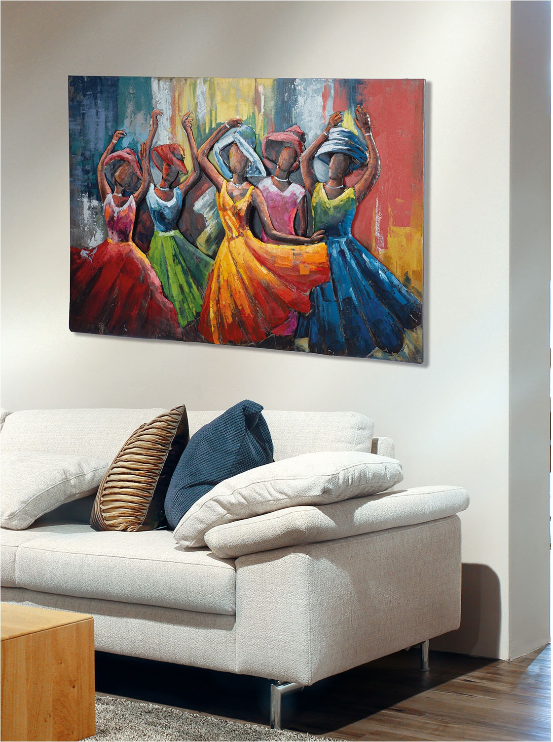 Image of GILDE Metallbild "Bild rechteckig Lets dance" Menschen 1 Stk. tlg.
