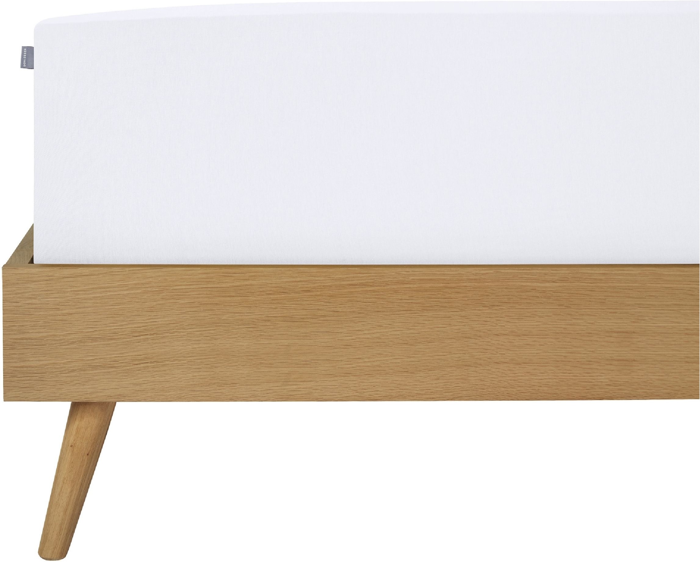 Image of Schiesser Spannbettlaken "Elli aus weicher Baumwolle mit Elasthananteil für flexiblen Sitz" für hohe Matratzen und Boxspringbetten, OEKO-TEX MADE IN GREEN