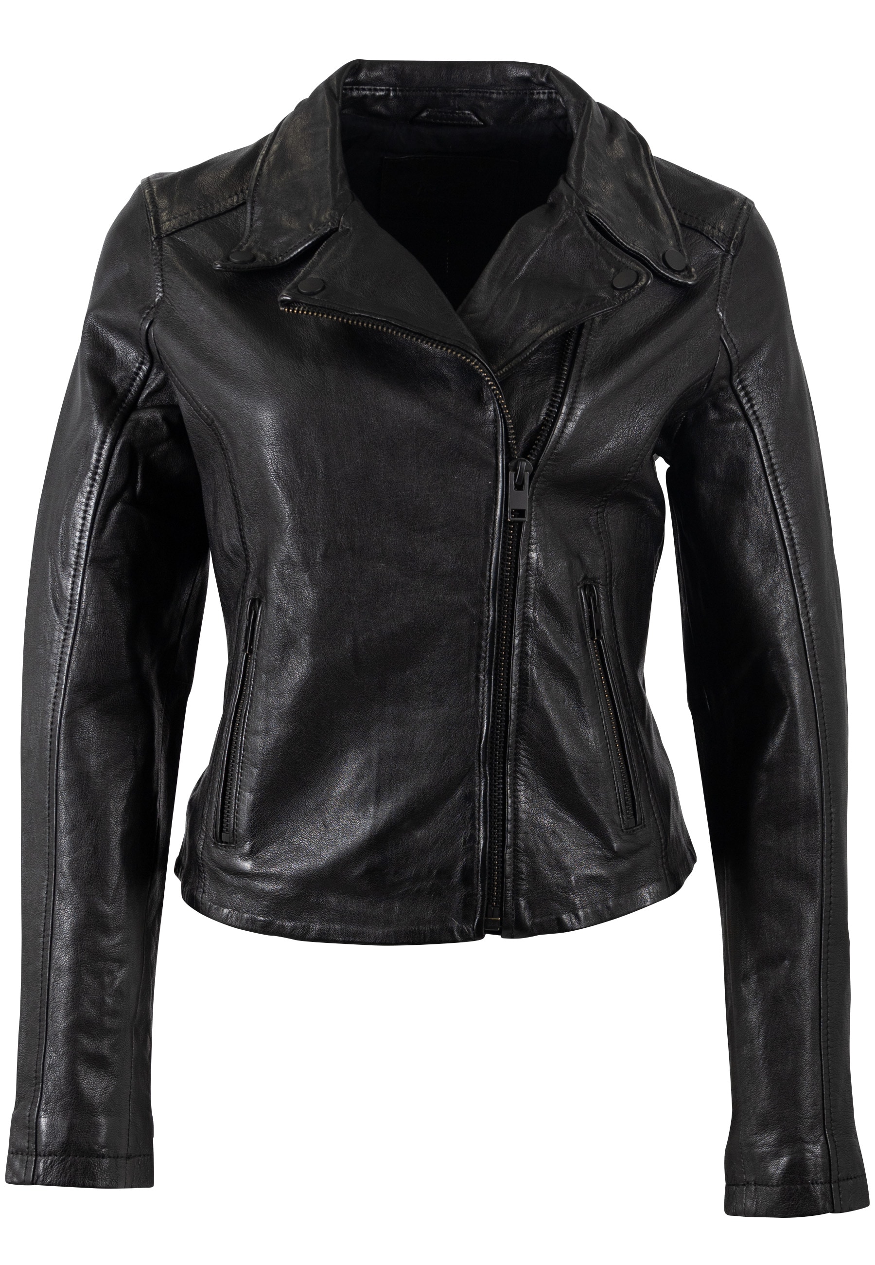 Mauritius Lederjacke »MWMishell SF«, mit Reverskragen, Slim Fit