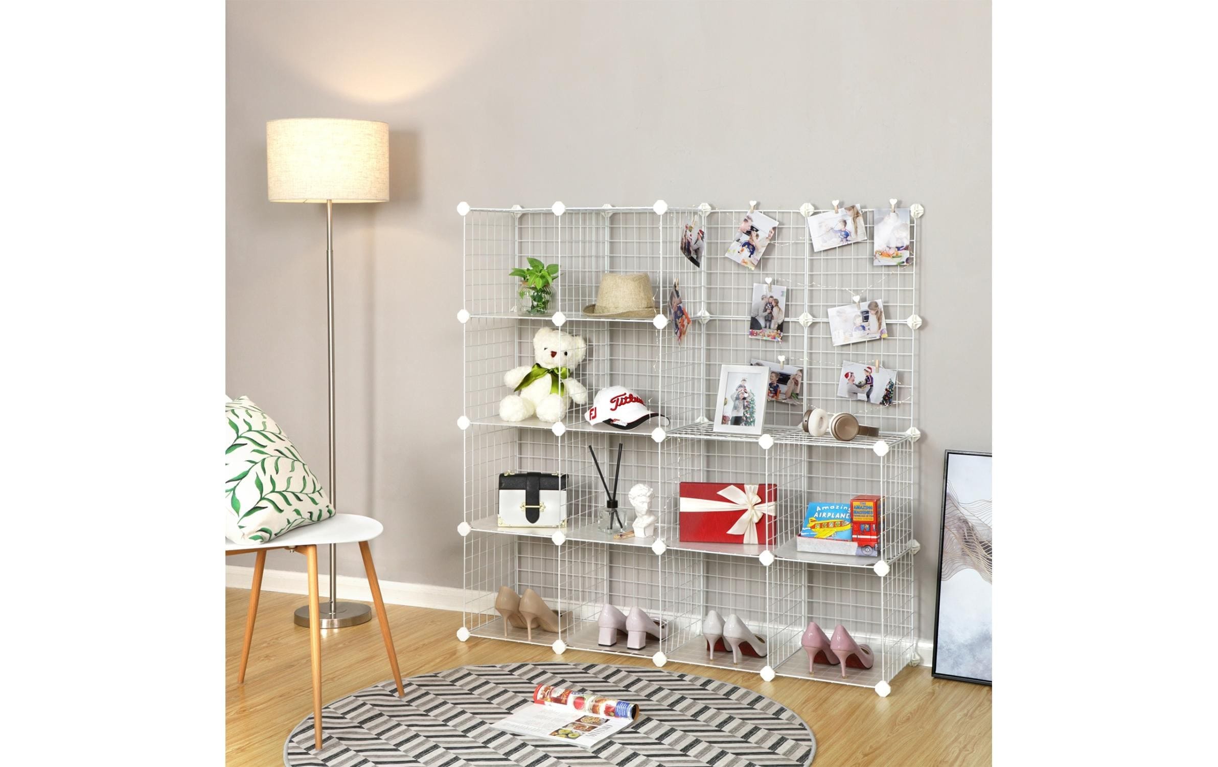 SONGMICS Regal »aus, Weiss«