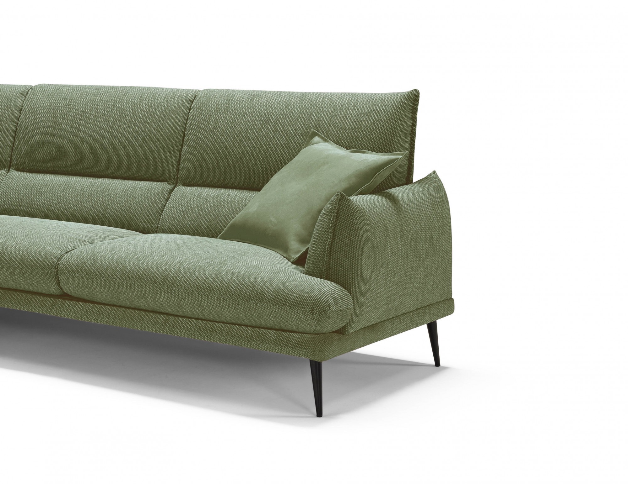 Egoitaliano Ecksofa »FUNNY, hochwertiges und aktuelles Design, bequeme Rückenlehne«, toller Sitzkomfort, L-Form