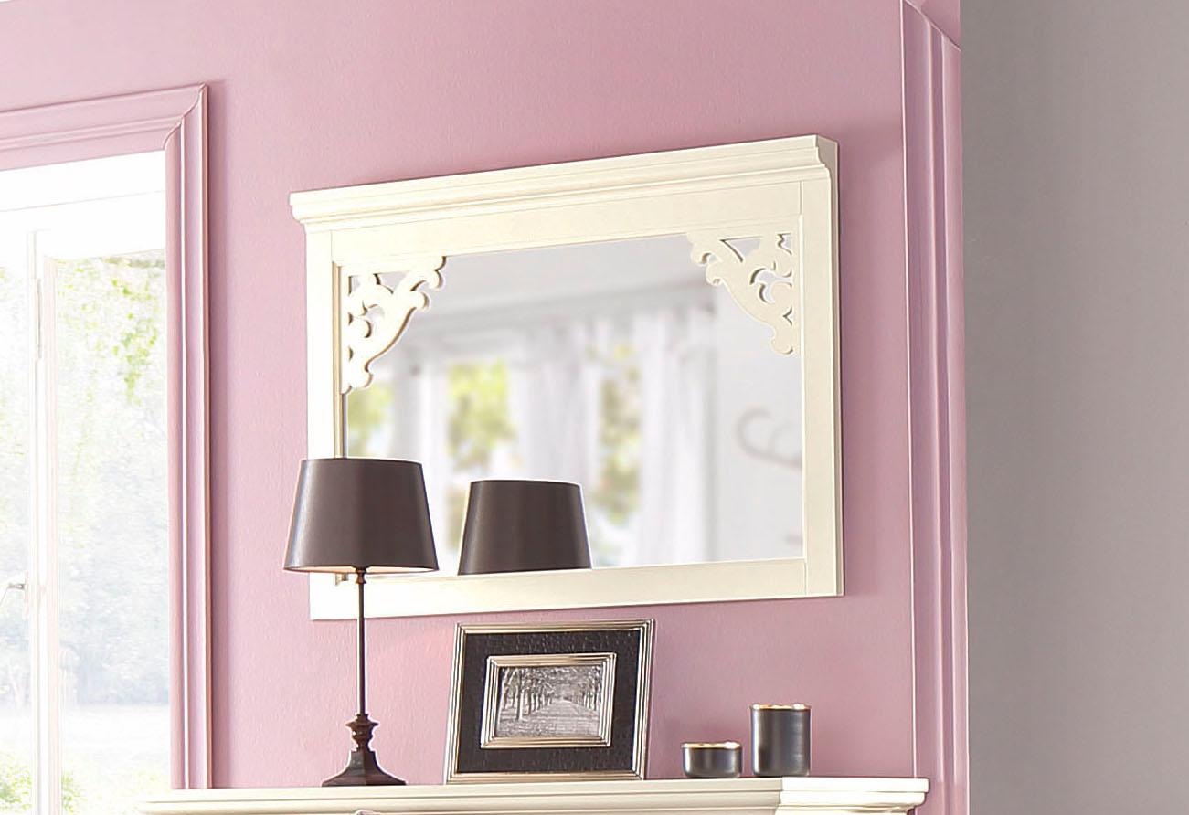 Image of Premium collection by Home affaire Spiegel »Arabeske«, mit schönen kleinen gefrästen Holzverzierungen auf den Spiegelecken, Breite 99 cm bei Ackermann Versand Schweiz