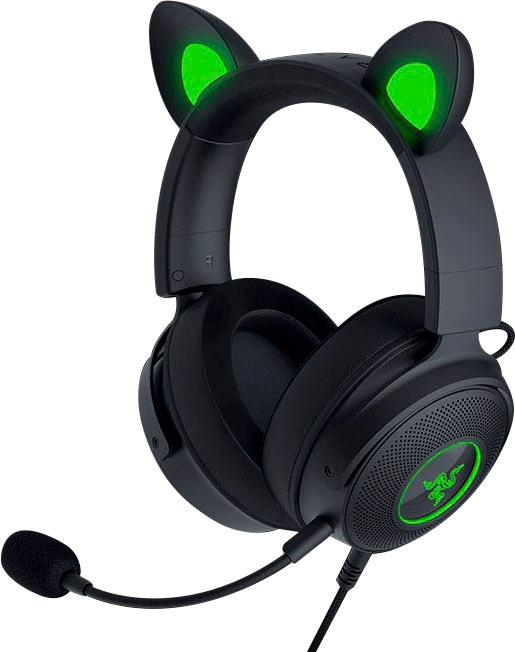 RAZER Gaming-Headset »Kraken Kitty V2 Pro«, Mikrofon abnehmbar-Stummschaltung-Rauschunterdrückung