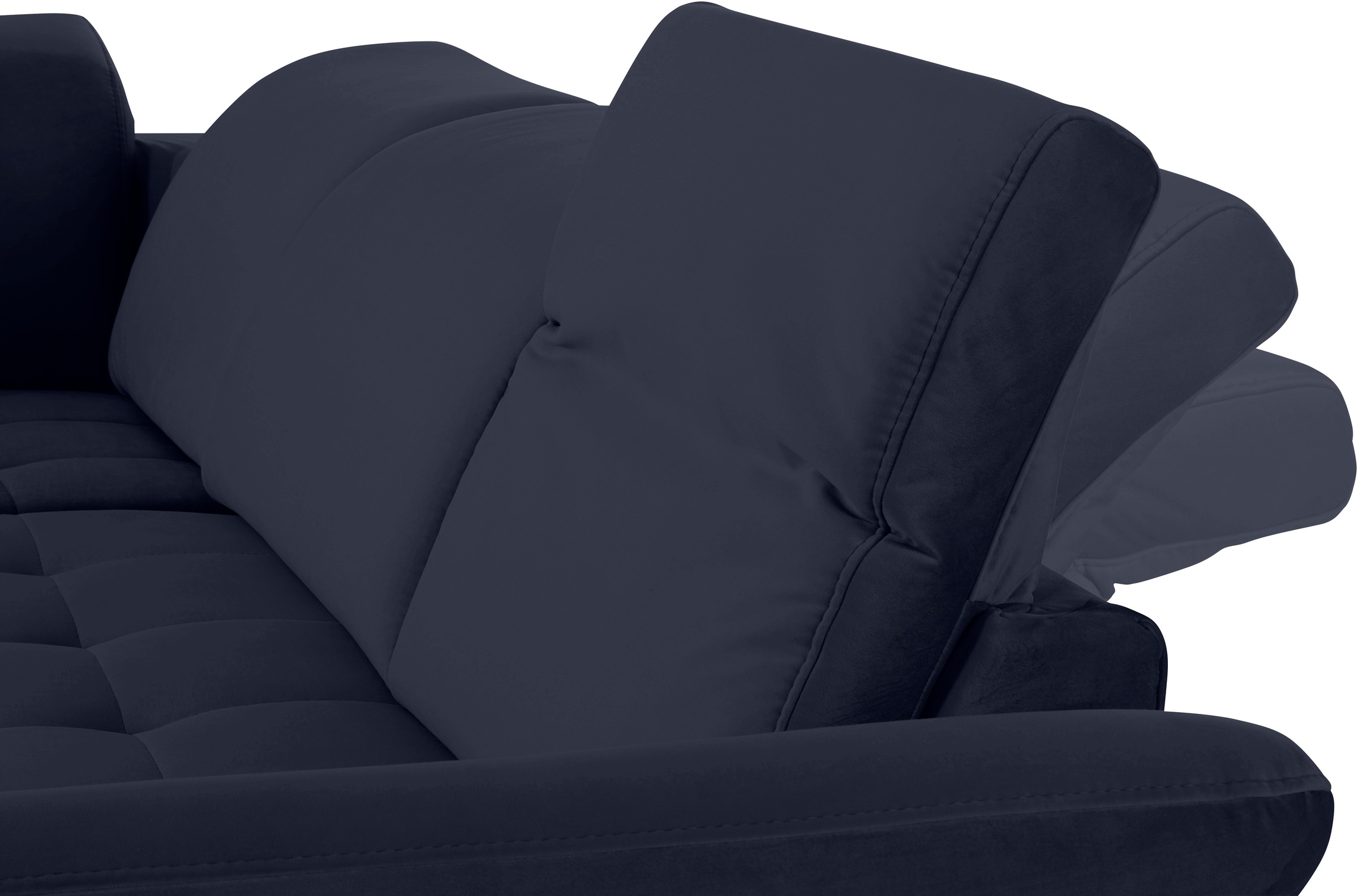 INOSIGN Ecksofa »Fresh L-Form«, Federkern, wahlweise Kopfteilverstellung und motorischer Vorziehsitz