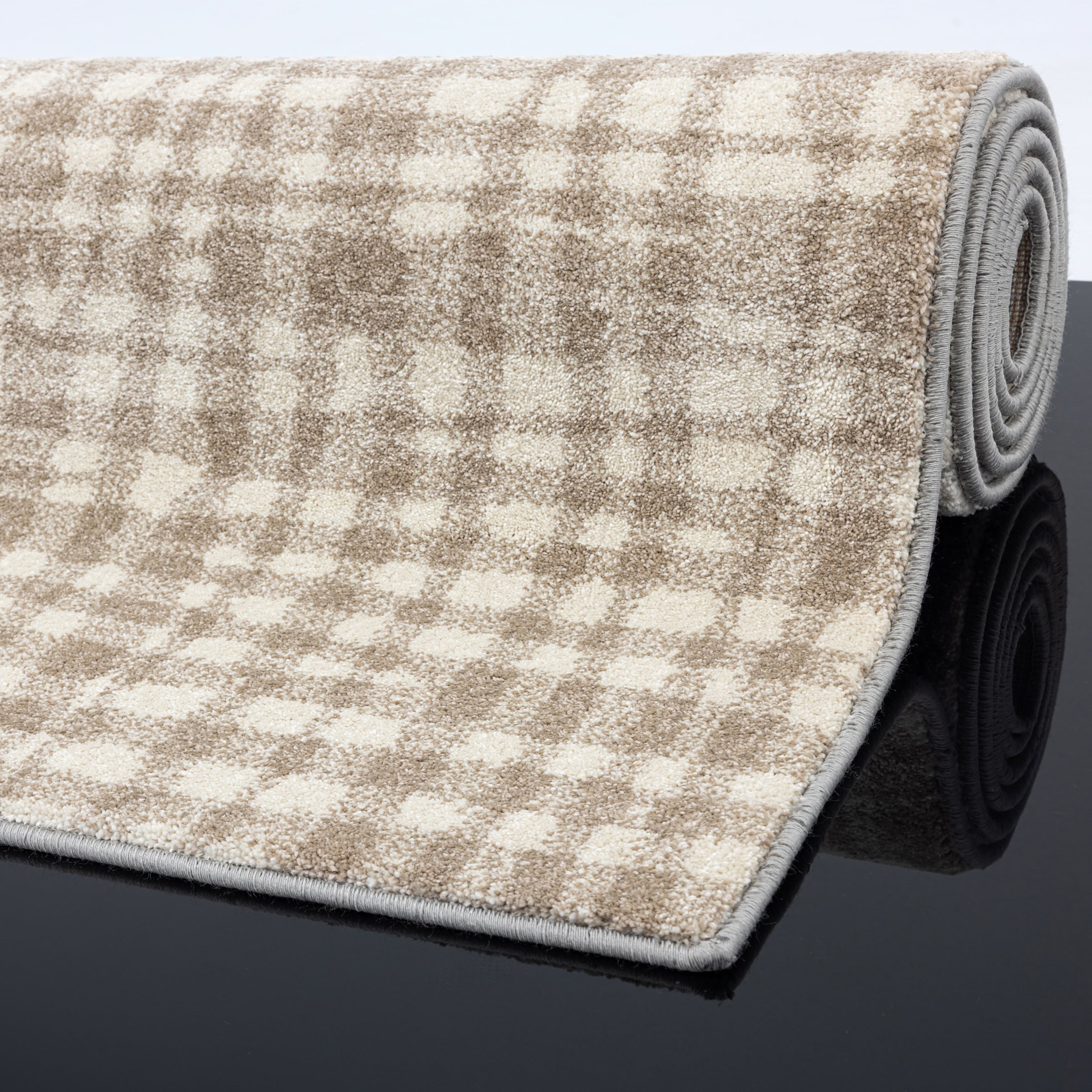 Sansibar Teppich »Heide SA-039« rechteckig 10 mm Höhe modernes Design, gestreift, mit Motiv: gekreuzte Säbel, Wohnzimmer
