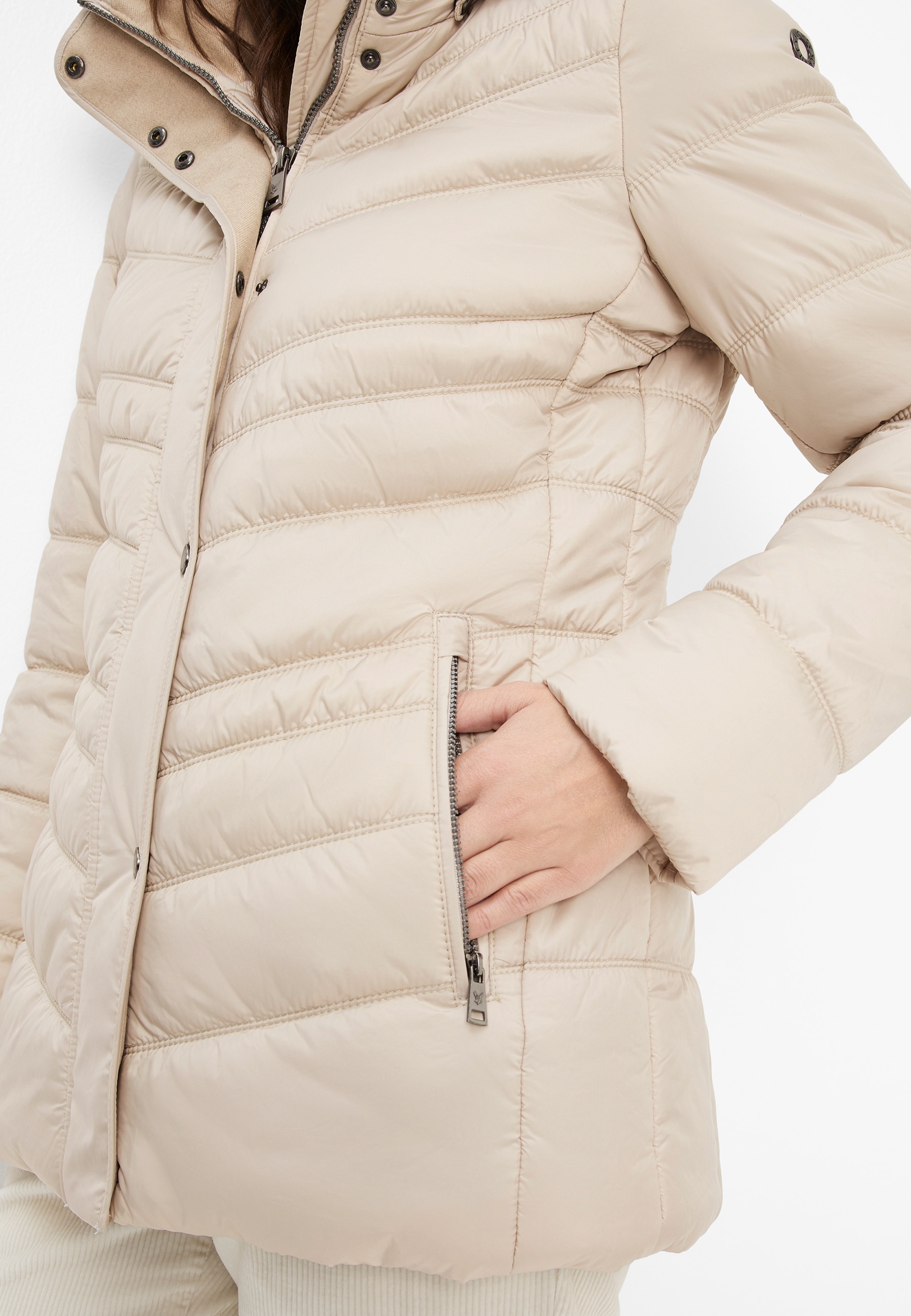 Image of Fuchs Schmitt Steppjacke mit Kapuze mit schräger Steppung
