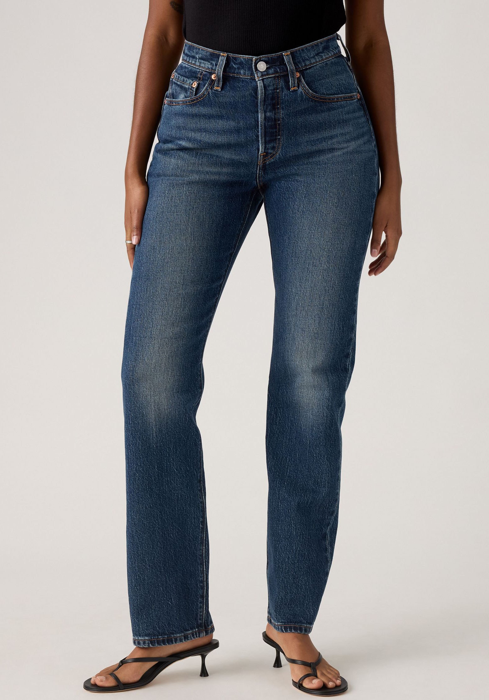 Image of Levis Stretch-Jeans "LV Jeans 501 CURVE BLACKS" Die Passform schmeichelt kurvigen Figuren