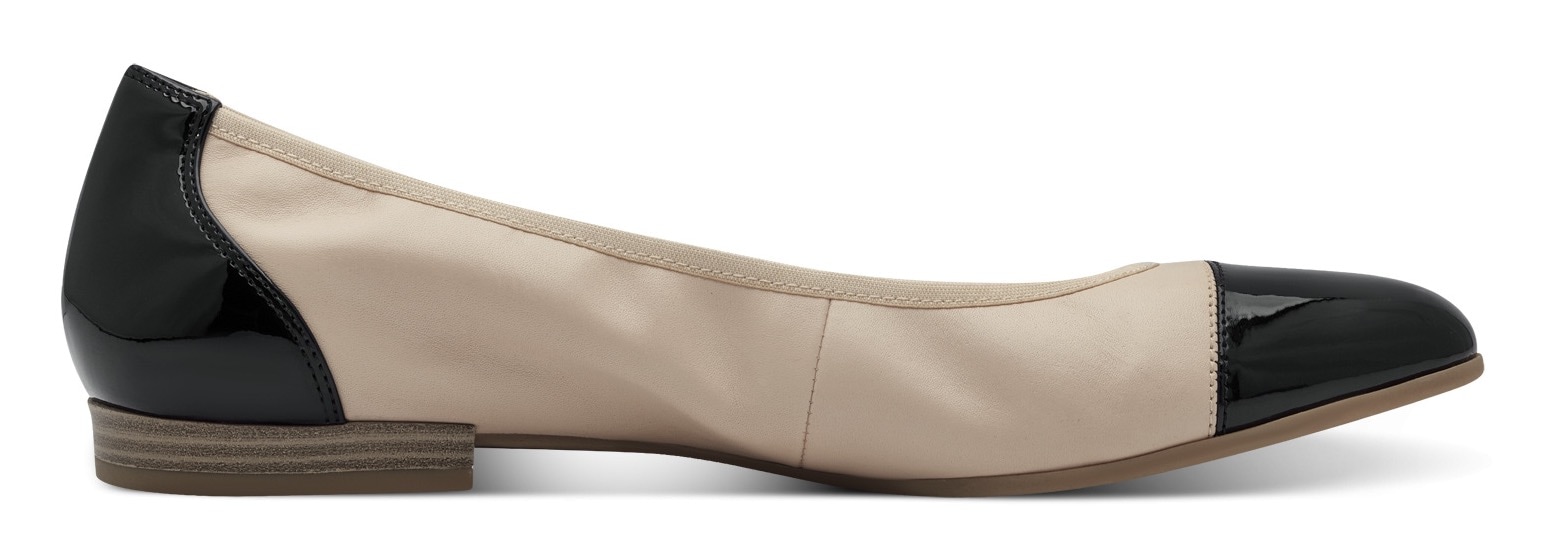 Tamaris Ballerine  , Blockabsatz, Businessschuh, Schlupfschuh mit Elastikeinfass