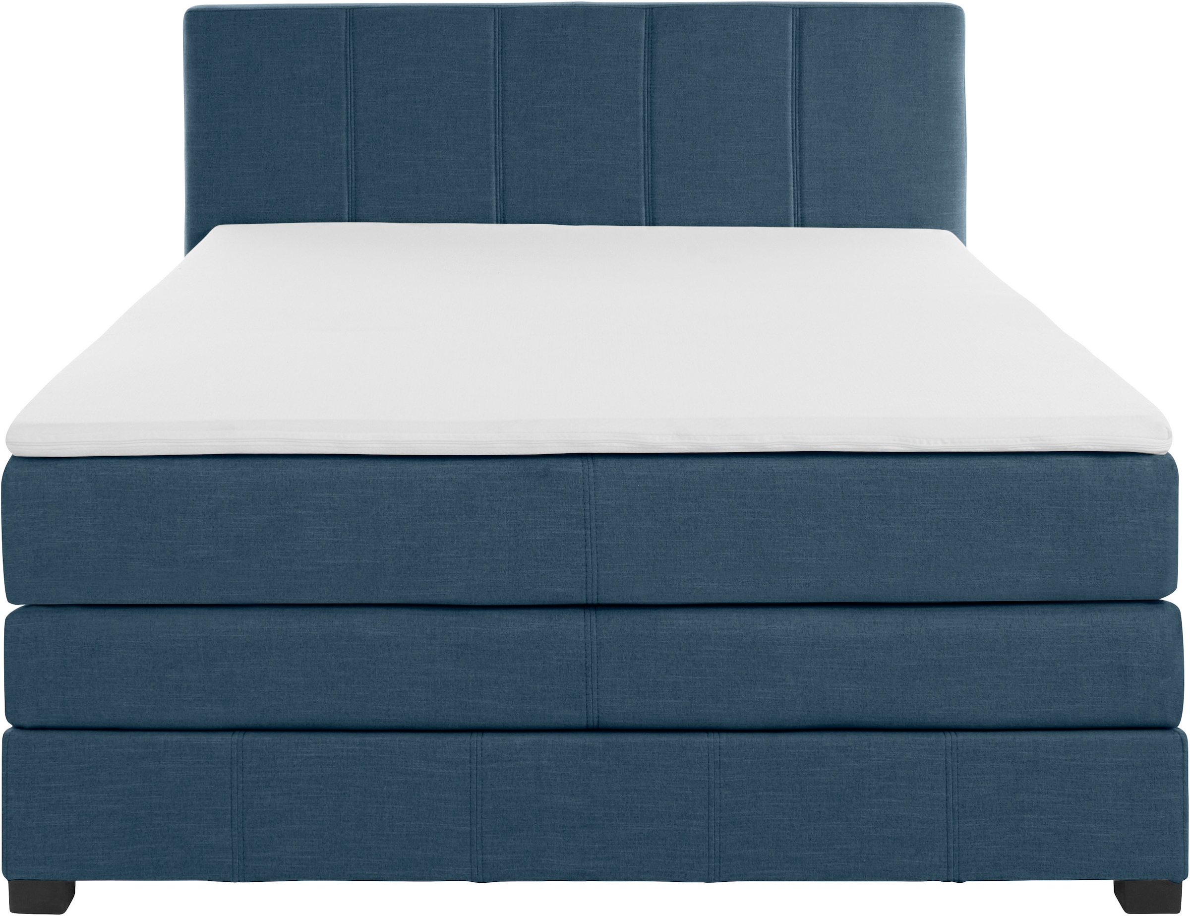 GOODproduct Boxspringbett »Peetu« Taschenfederkern-Matratze, in 4 Breiten und 4 Farben, incl. Topper
