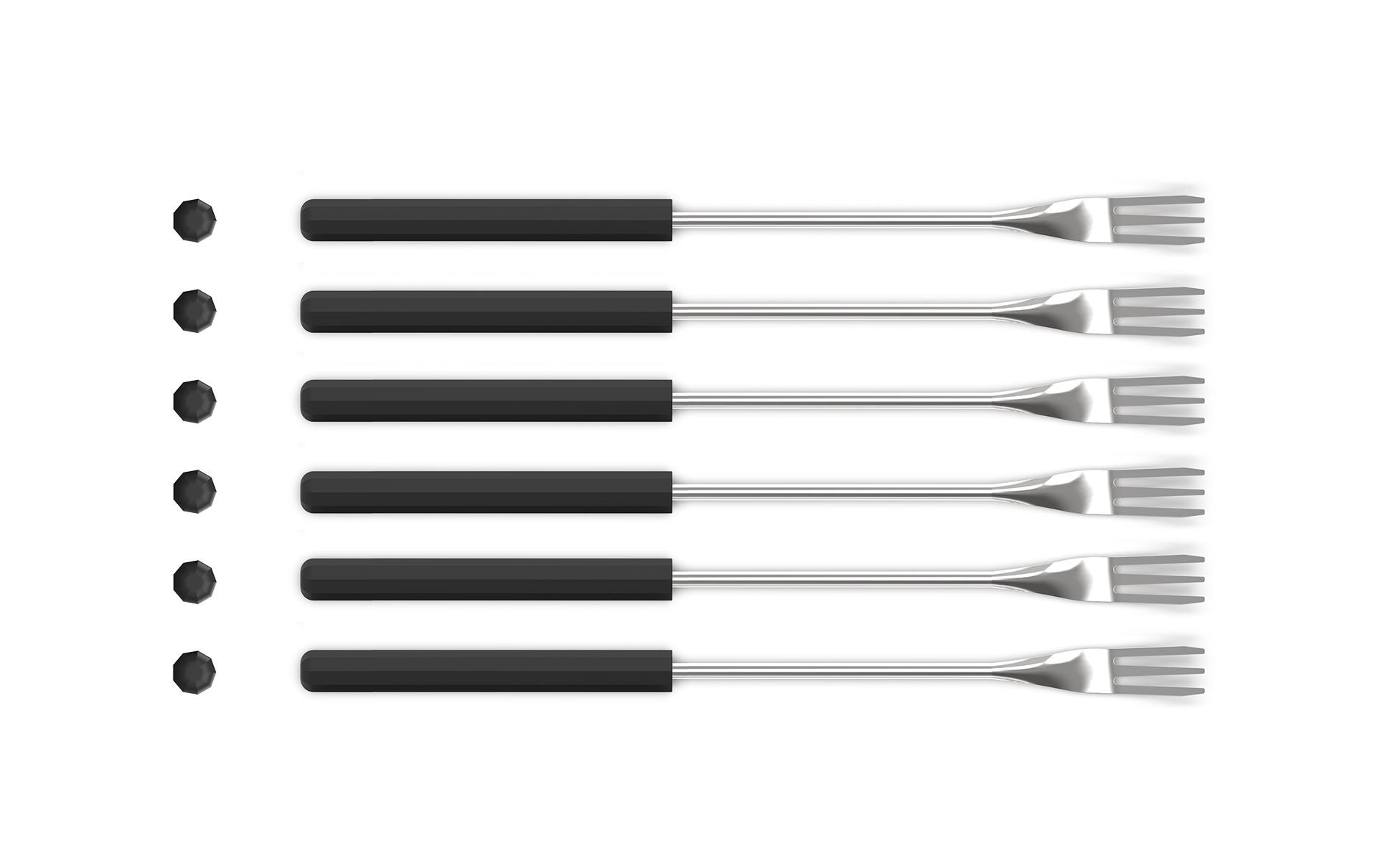 Image of Stöckli Fonduegabel "Fleischfonduegabeln Valbella 6 Personen"