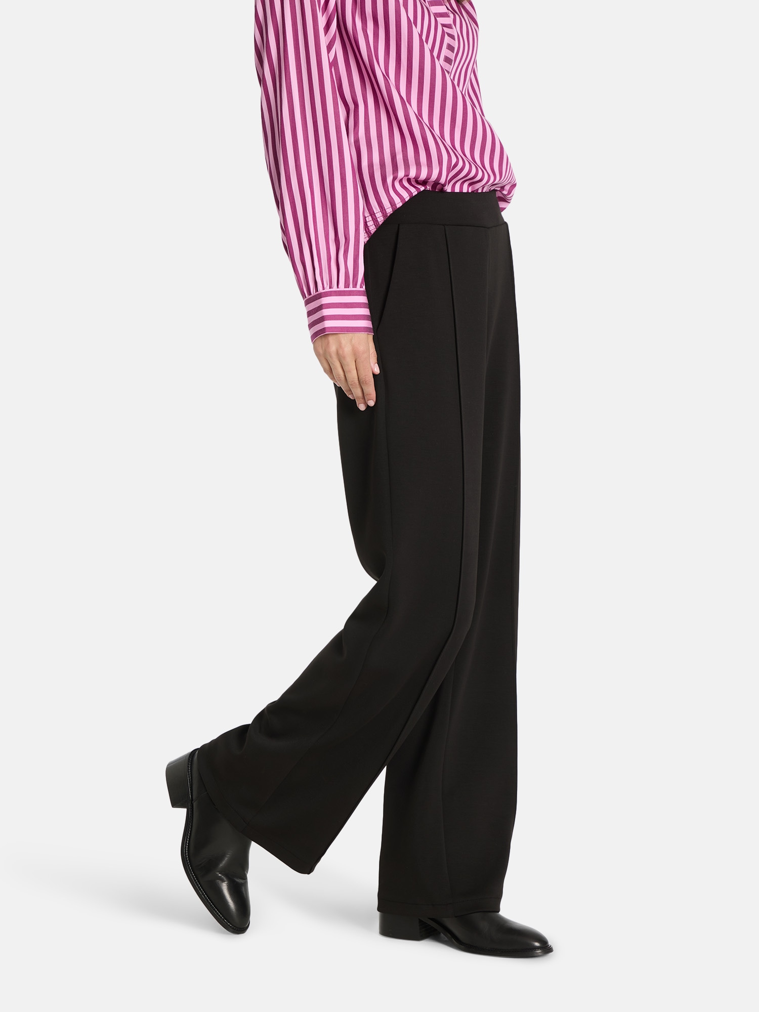 Lieblingsstück Stoffhose, mit weitem Bein