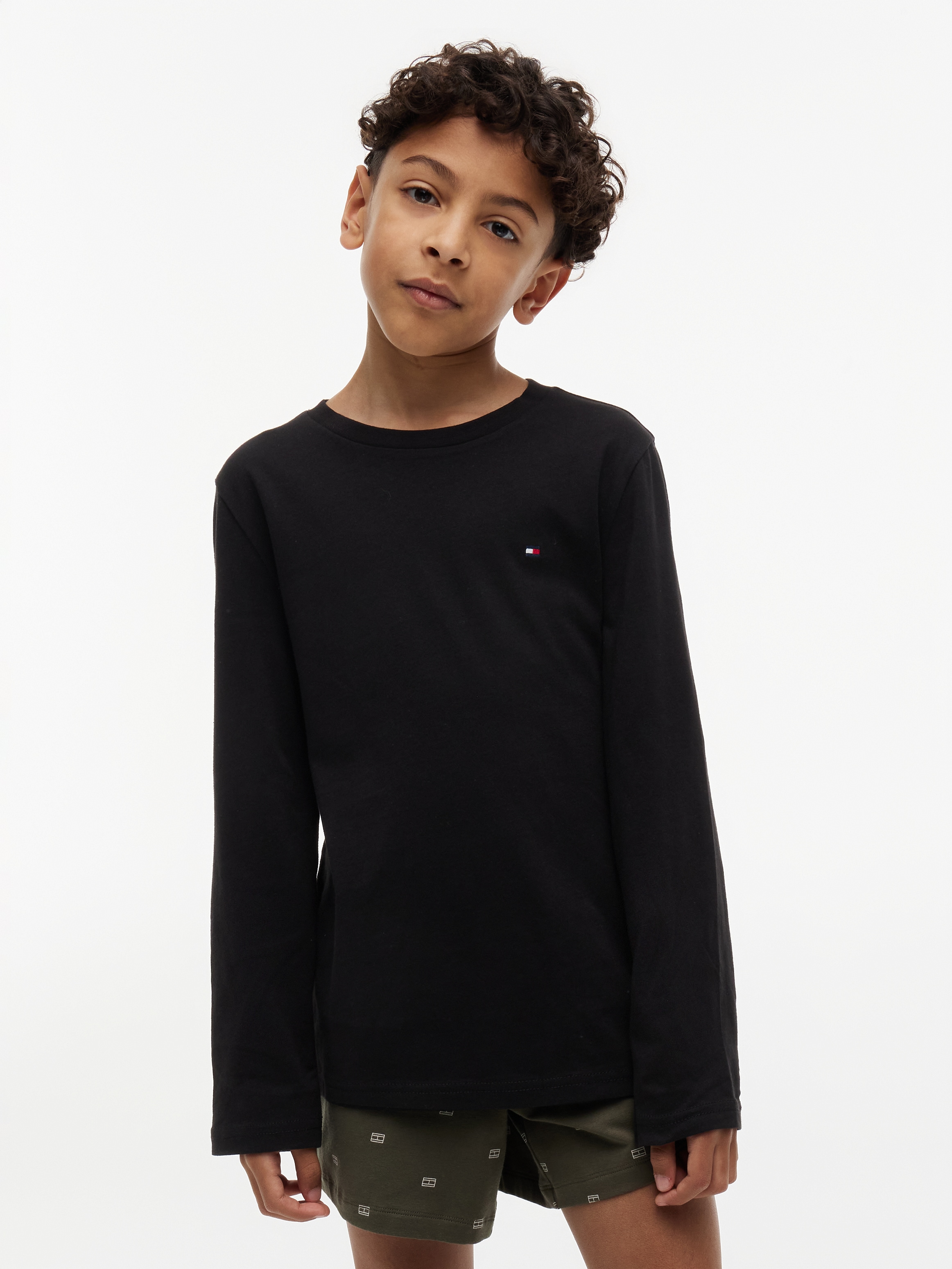 Tommy Hilfiger Underwear T-shirt à manches longues »2P CN TEE LS« Paquet, pack de 2, 2 avec étiquette de marque