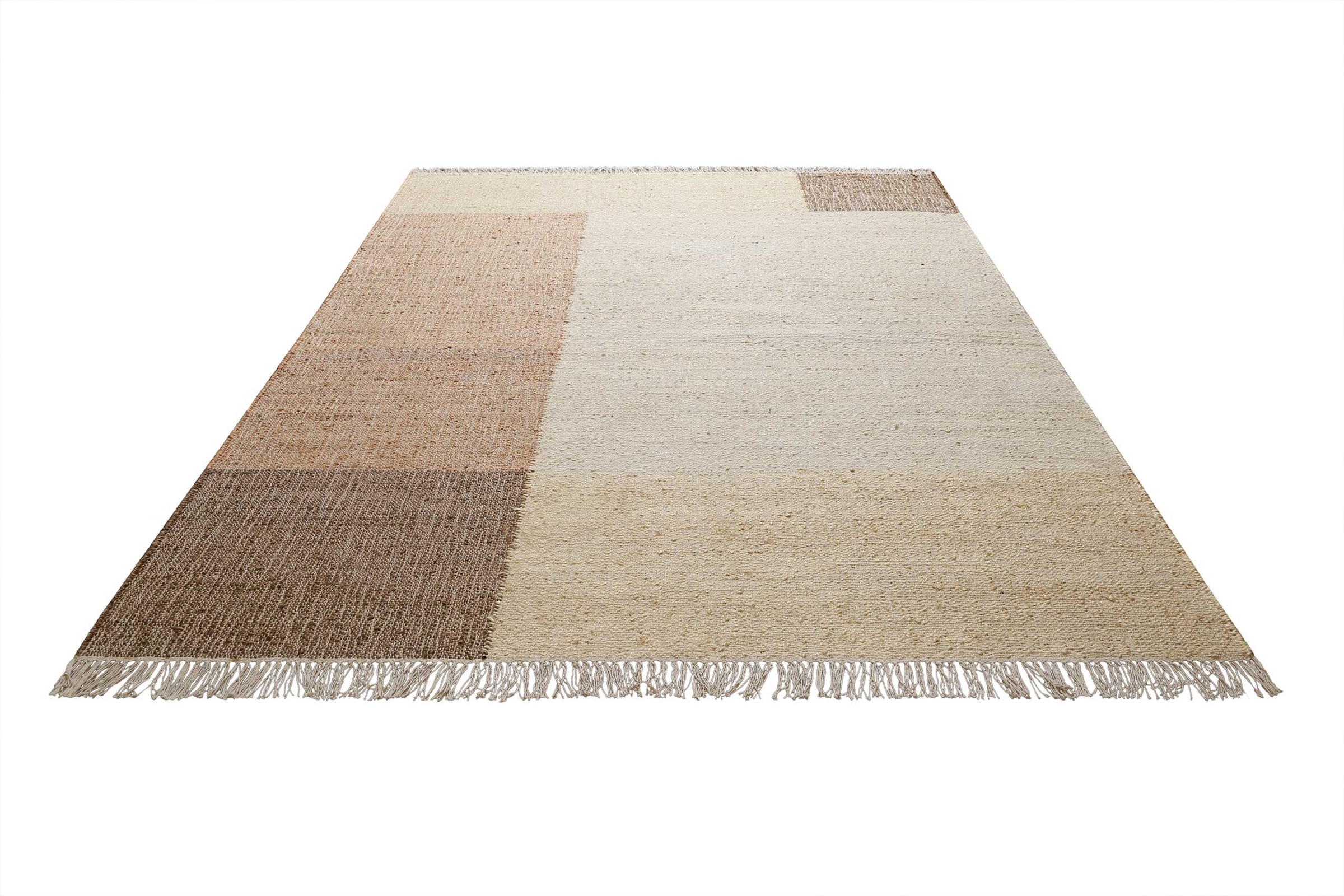 Image of Green Looop Teppich "Valentin GL-82301" rechteckig 4 mm Höhe Naturfaser Teppich aus 80% Jute 20% Baumwolle, mit Fransen, Wohnzimmer