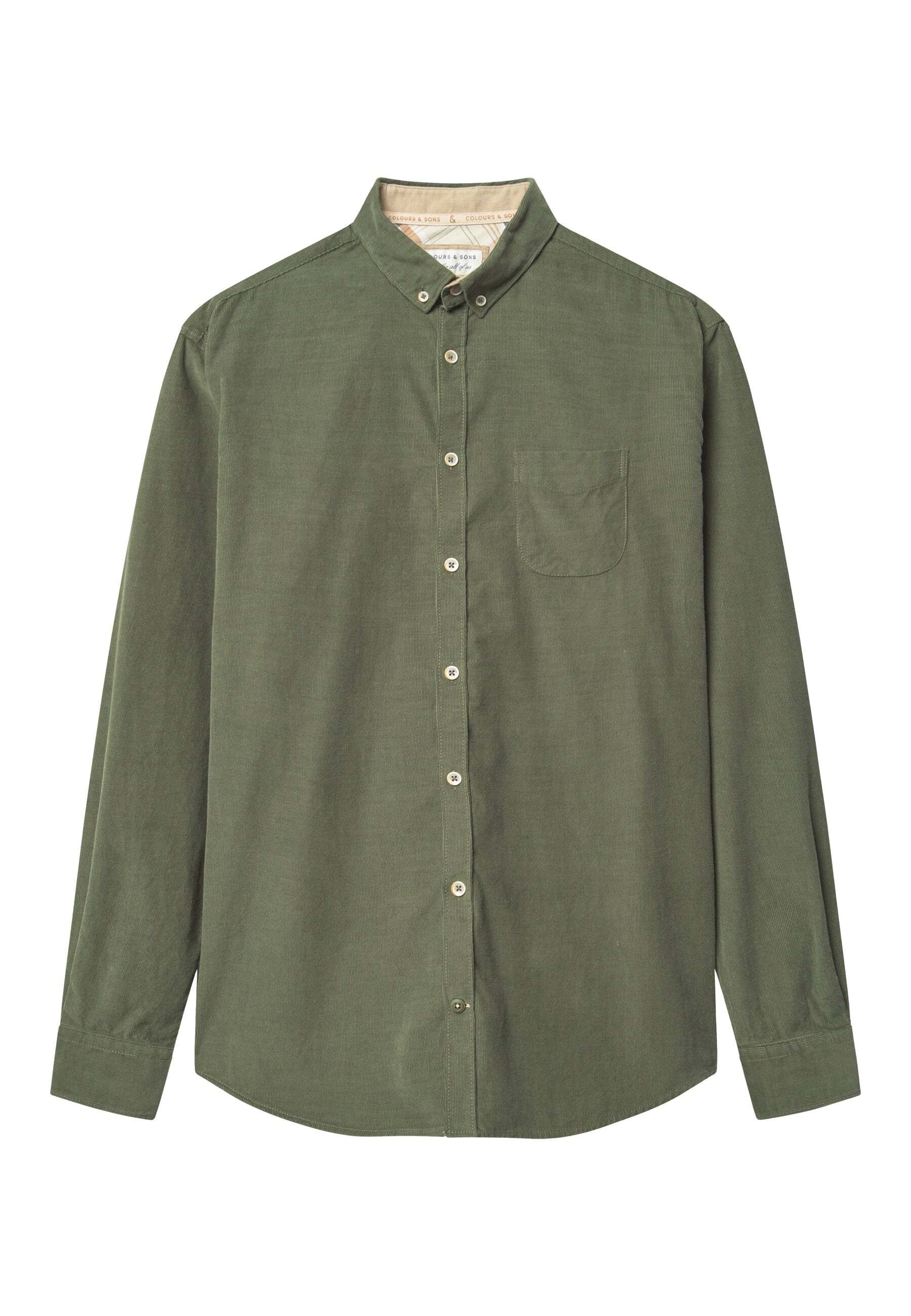 colours & sons Langarmhemd »colours & sons Langarmhemd Shirt Corduroy«