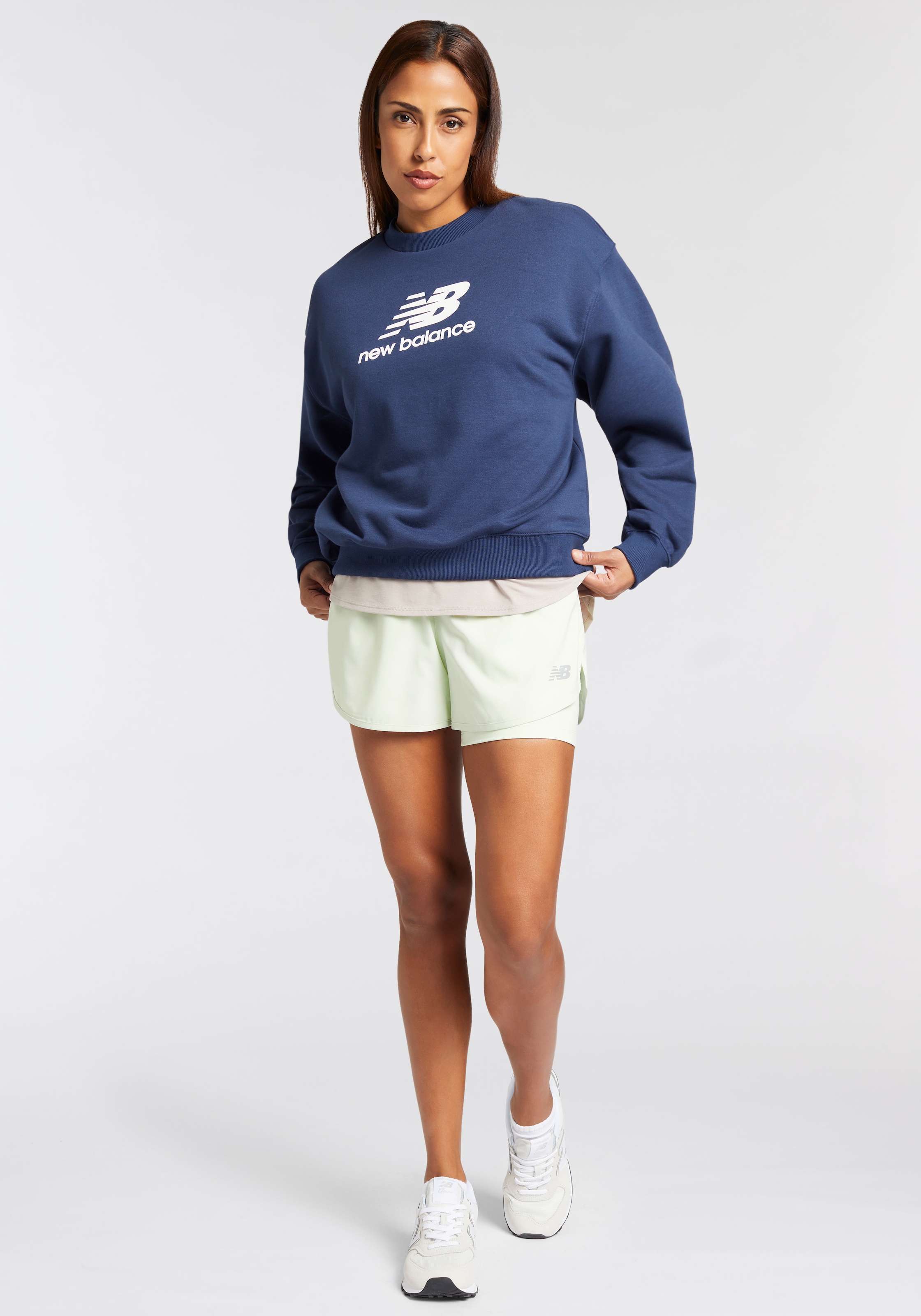 New Balance Sweatshirt »Sport Essentials French Terry Logo Crew«