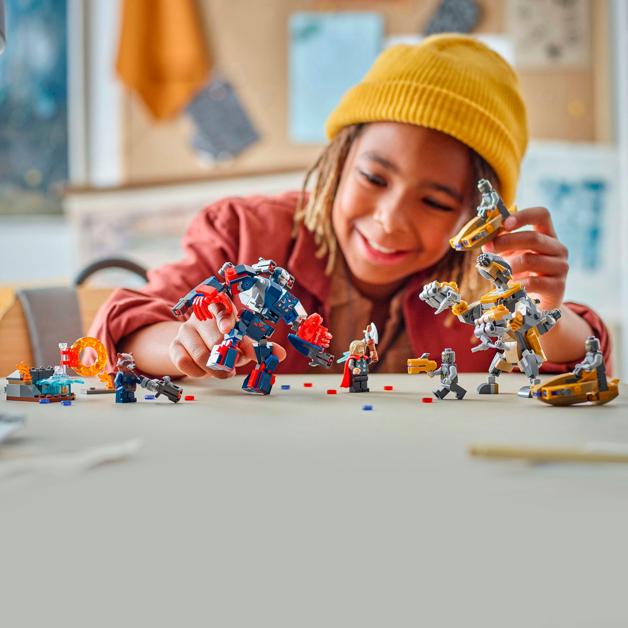 LEGO® Konstruktionsspielsteine »Avengers: Endgame Thor vs. Chitauri (76322), LEGO Super Heroes« Made in Europe