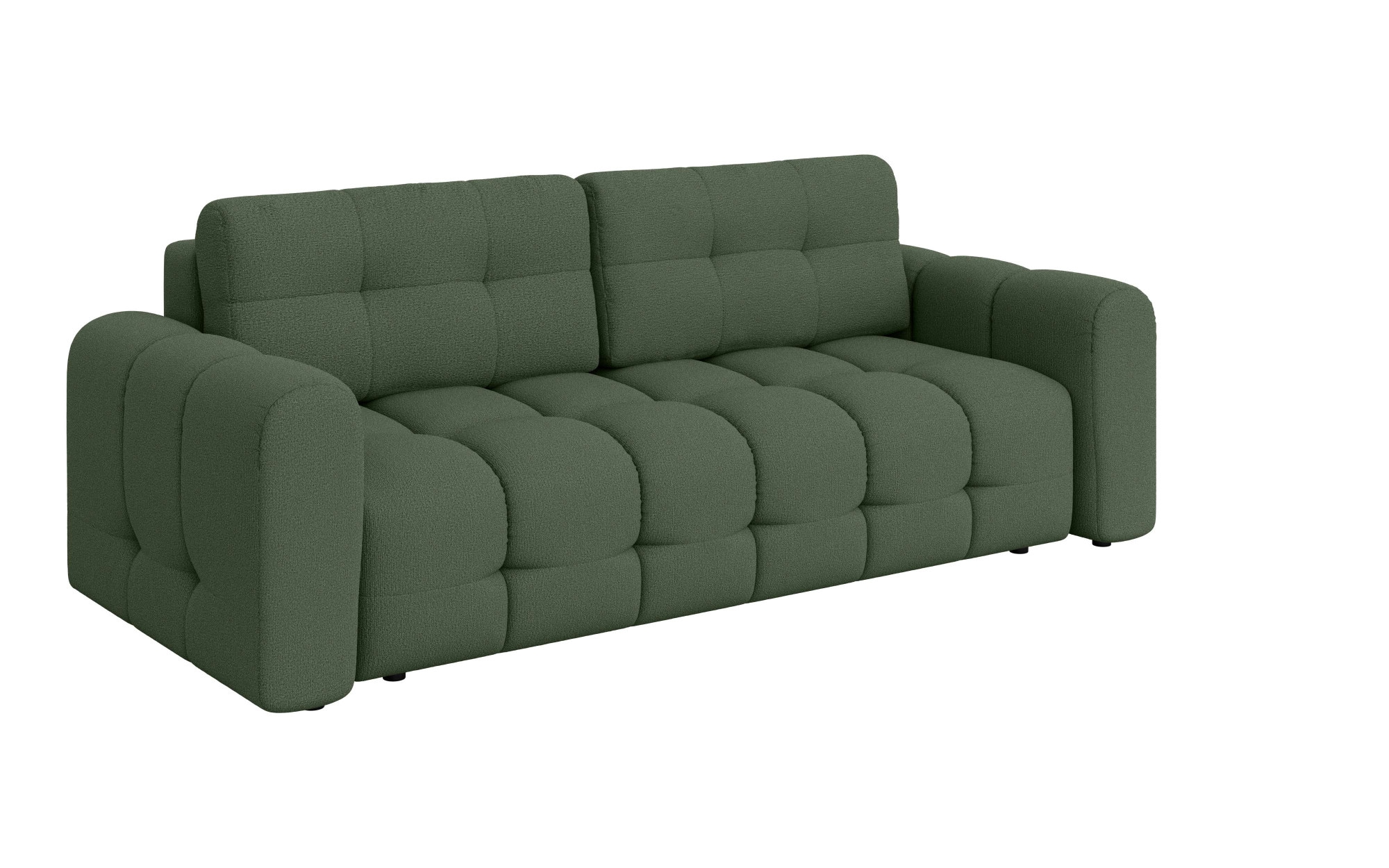 GOODproduct 3-Sitzer »Manilla, wahlweise mit Bettfunktion, B/T/H 265/117/91 cm« mit Wellenunterfederung, in verschiedenen Materialien und Farben