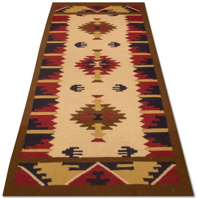 Image of morgenland Wollteppich »Kelim Afghan Teppich handgewebt beige«, rechteckig, 6 mm Höhe, Kurzflor bei Ackermann Versand Schweiz